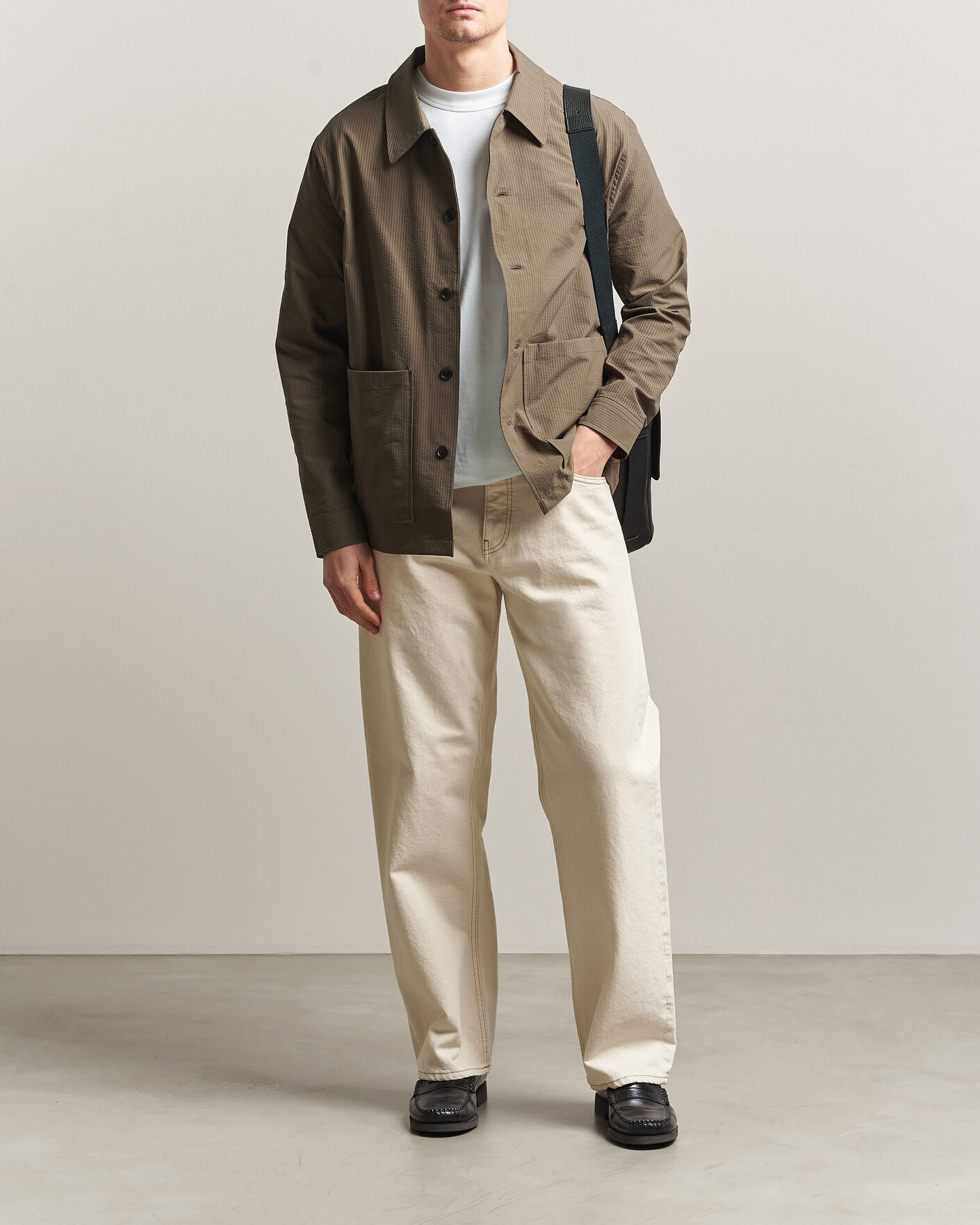 Herren | Hemden | NN07 | Blaze Seersucker Overshirt Mable Husk