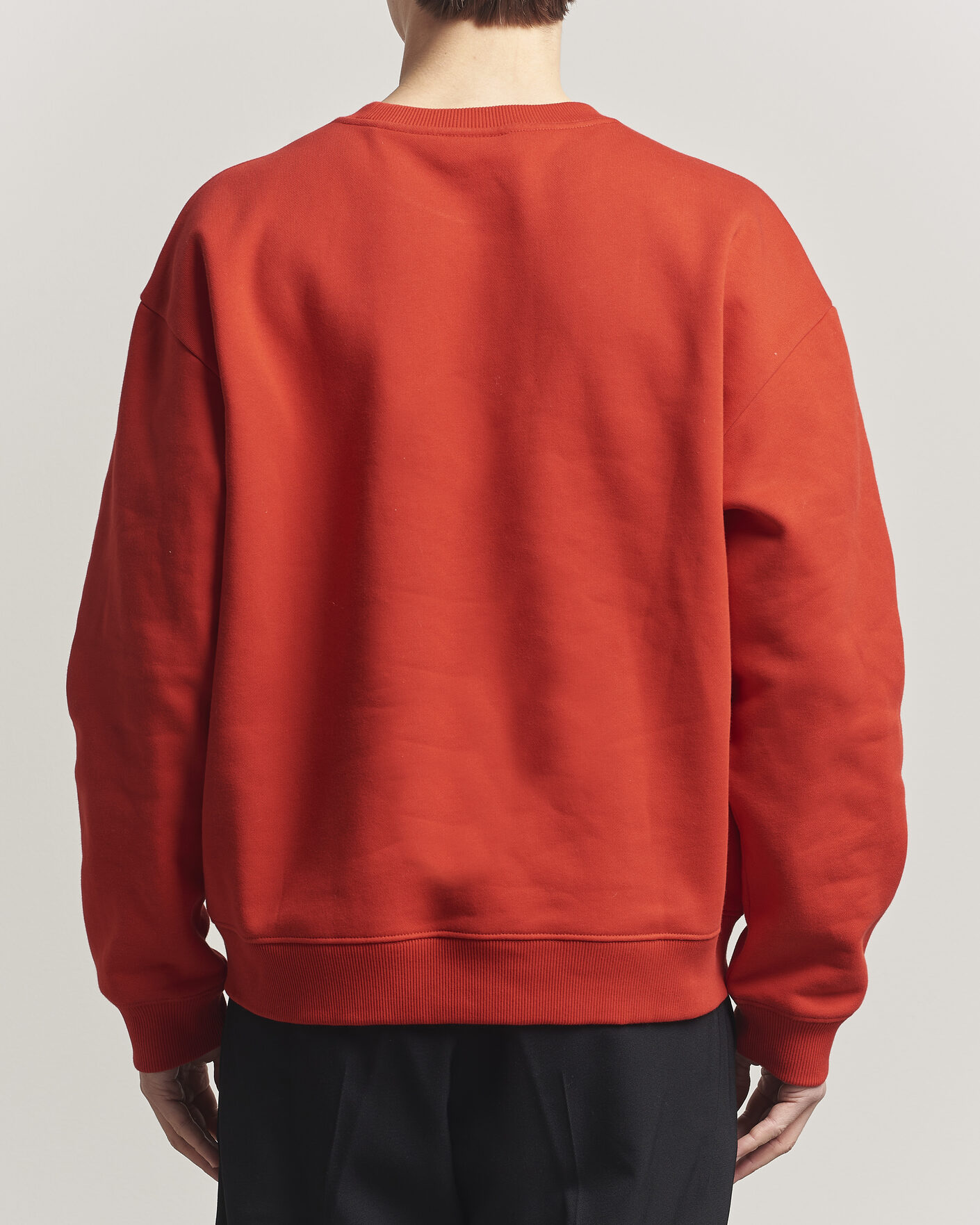 Herren | Pullover | NN07 | David Embroidered Crew Neck Sweatshirt Chili Red