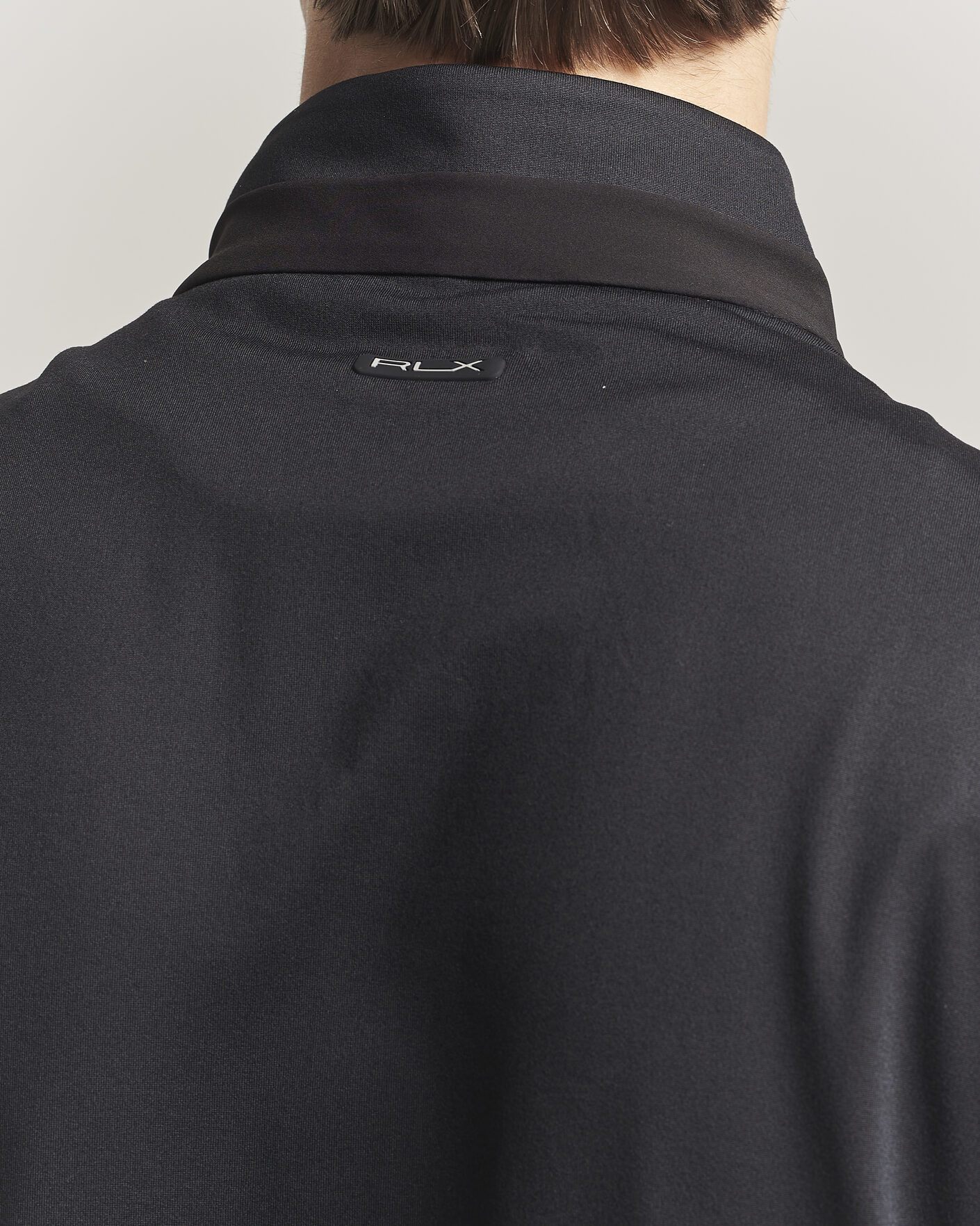 Herren | Westen | RLX Ralph Lauren | Half-Zip Luxury Jersey Vest Polo Black