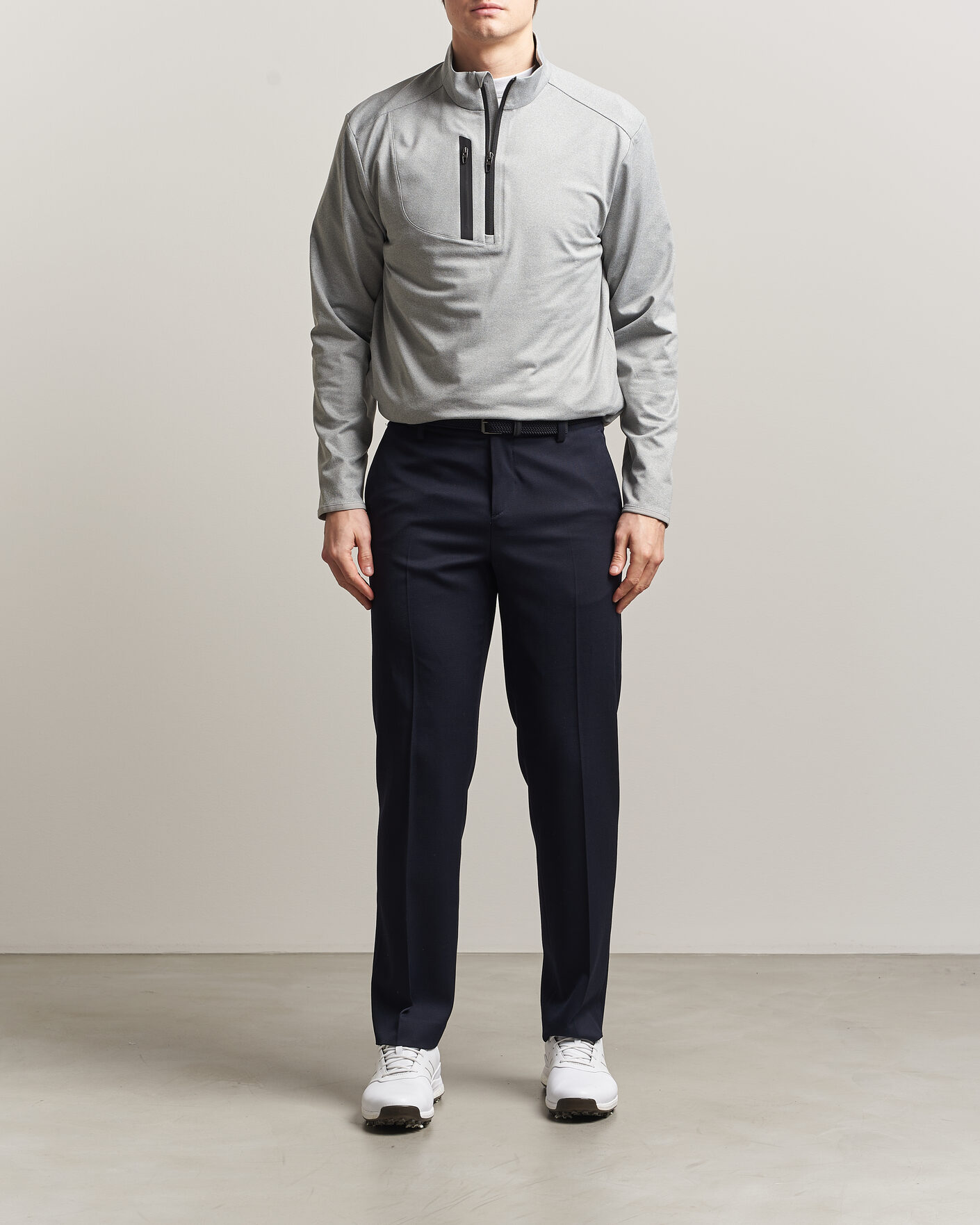 Herren | Golfbekleidung | RLX Ralph Lauren | Luxury Jersey Half Zip Andover Heather
