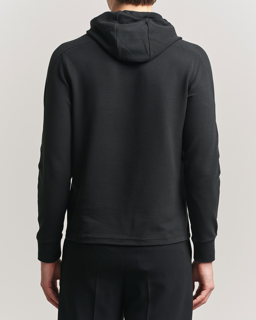 Herren | Pullover | RLX Ralph Lauren | Tech Waffle Hoodie Polo Black