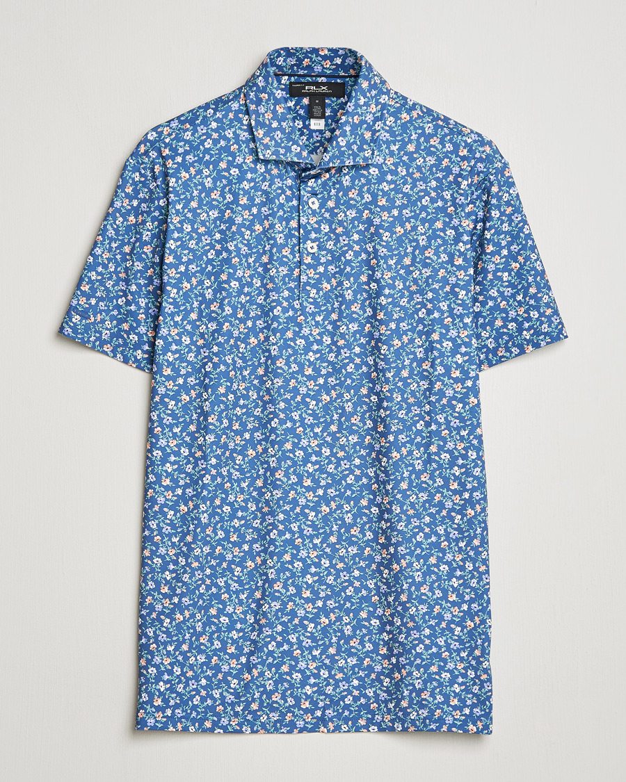 Herren | Poloshirts | RLX Ralph Lauren | Airflow Polo Printed Old Royal Mini Floral