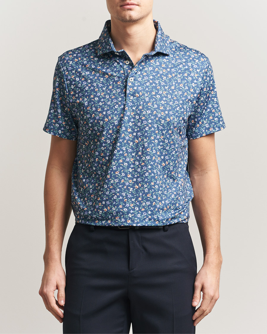 Herren | Poloshirts | RLX Ralph Lauren | Airflow Polo Printed Old Royal Mini Floral