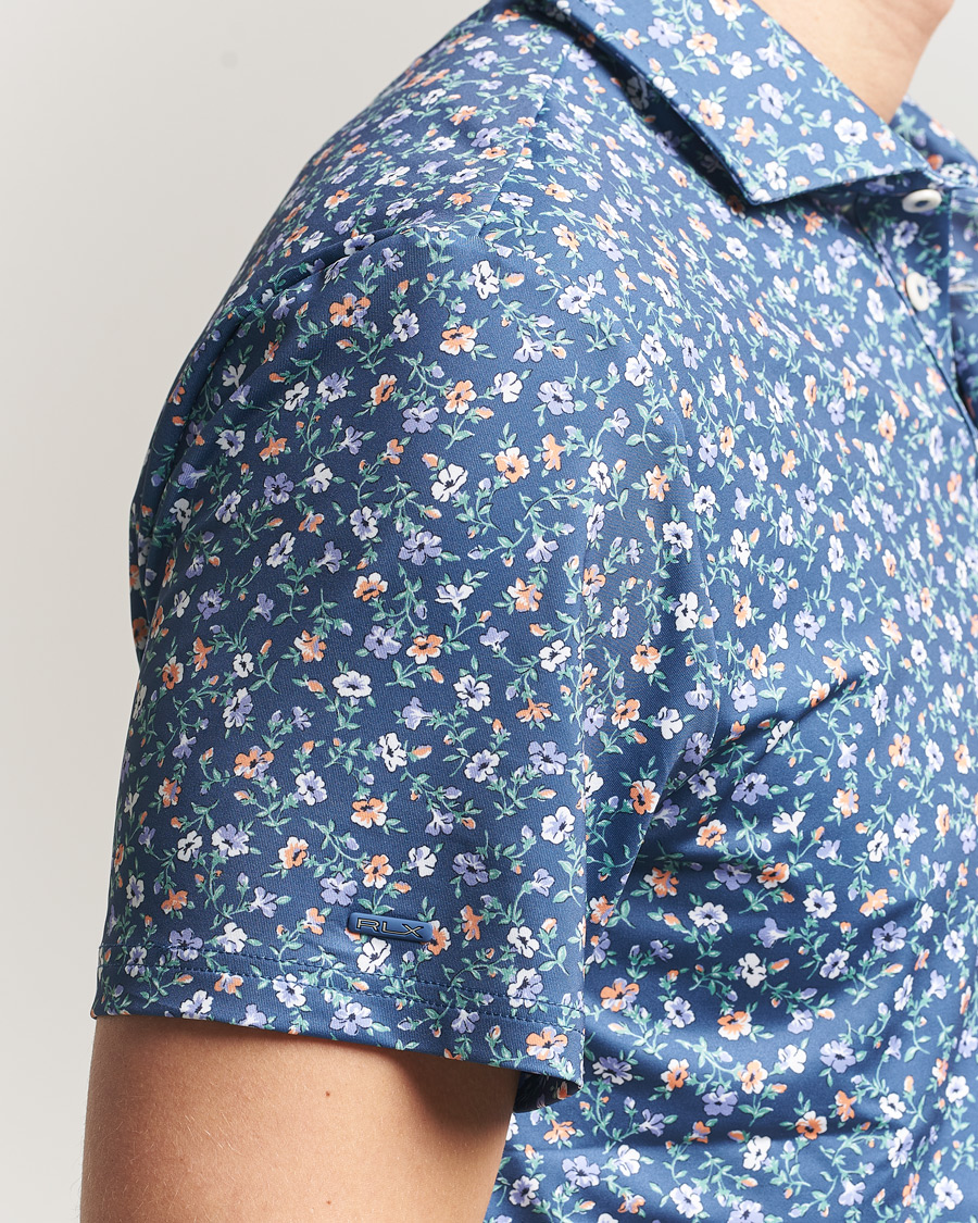 Herren | Poloshirts | RLX Ralph Lauren | Airflow Polo Printed Old Royal Mini Floral