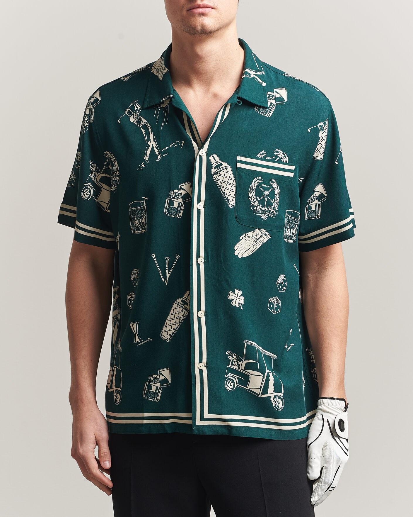 Herren | Hemden | RLX Ralph Lauren | Short Sleeve Golf Shirt Par-Tee on the Greens