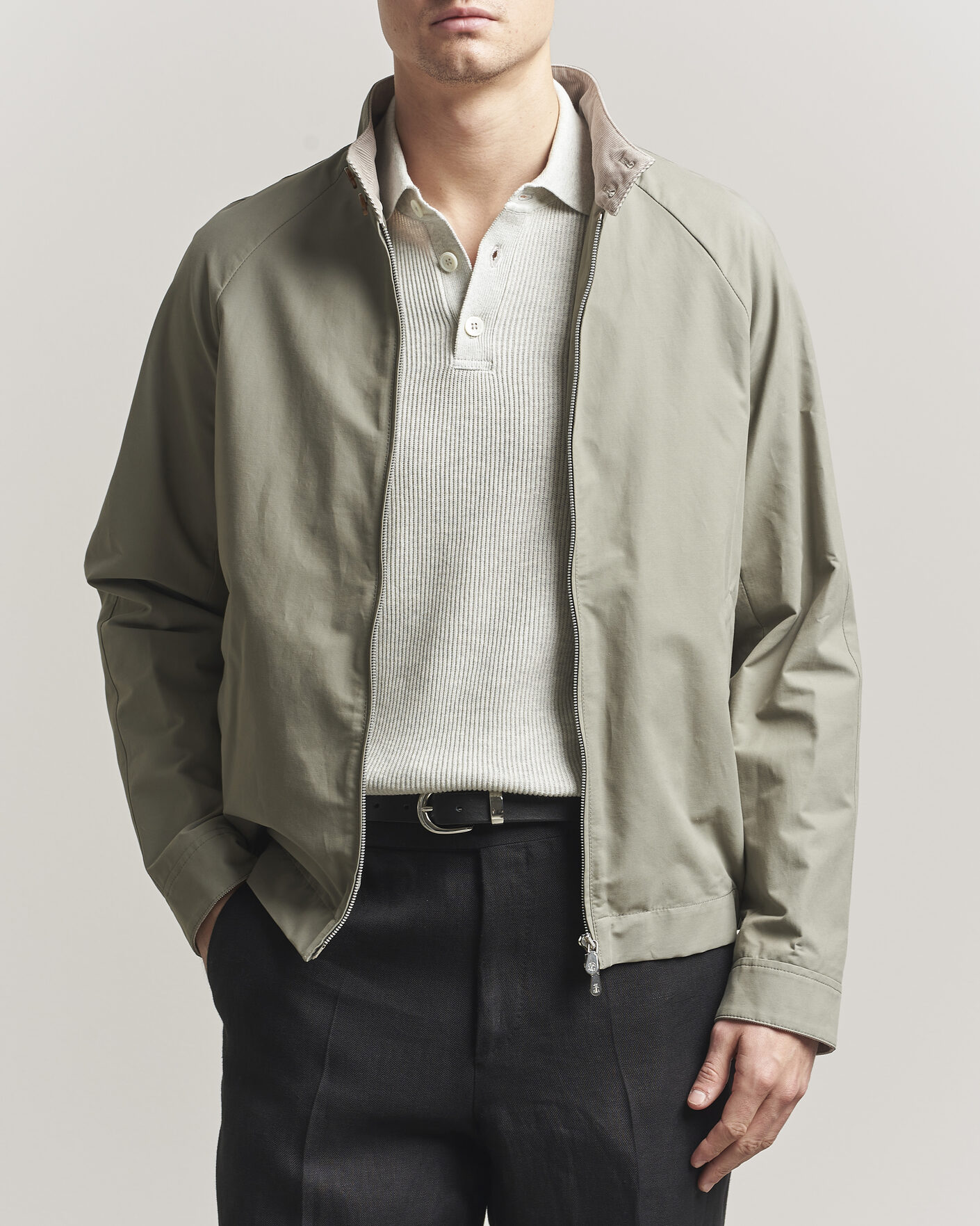 Herren | Jacken | Brunello Cucinelli | Raglan Harrington Jacket Olive