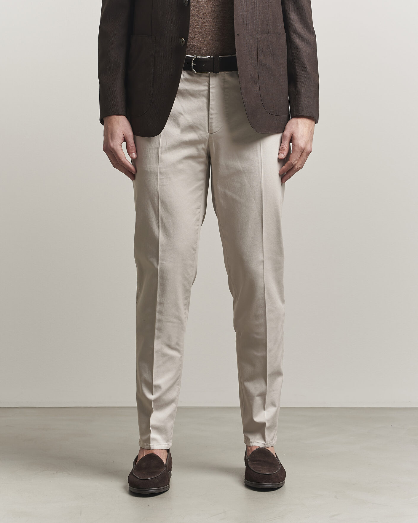 Herren | Hosen | Brunello Cucinelli | Slim Fit Chinos Light Beige