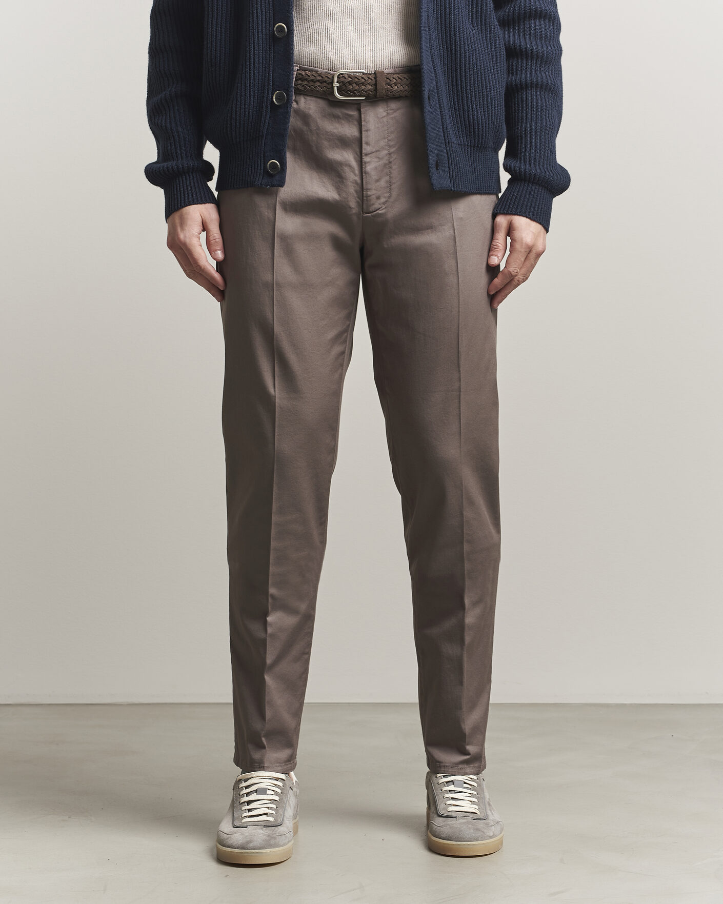 Herren | Hosen | Brunello Cucinelli | Slim Fit Chinos Brown