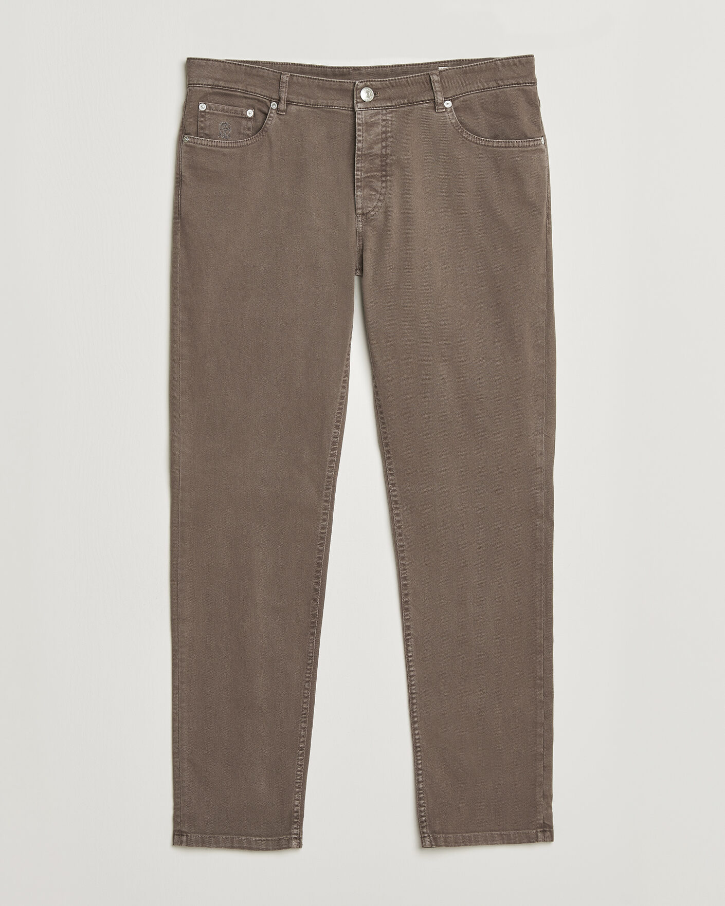 Herren | Hosen | Brunello Cucinelli | Traditional Fit Bull Denim Pants Dark Brown