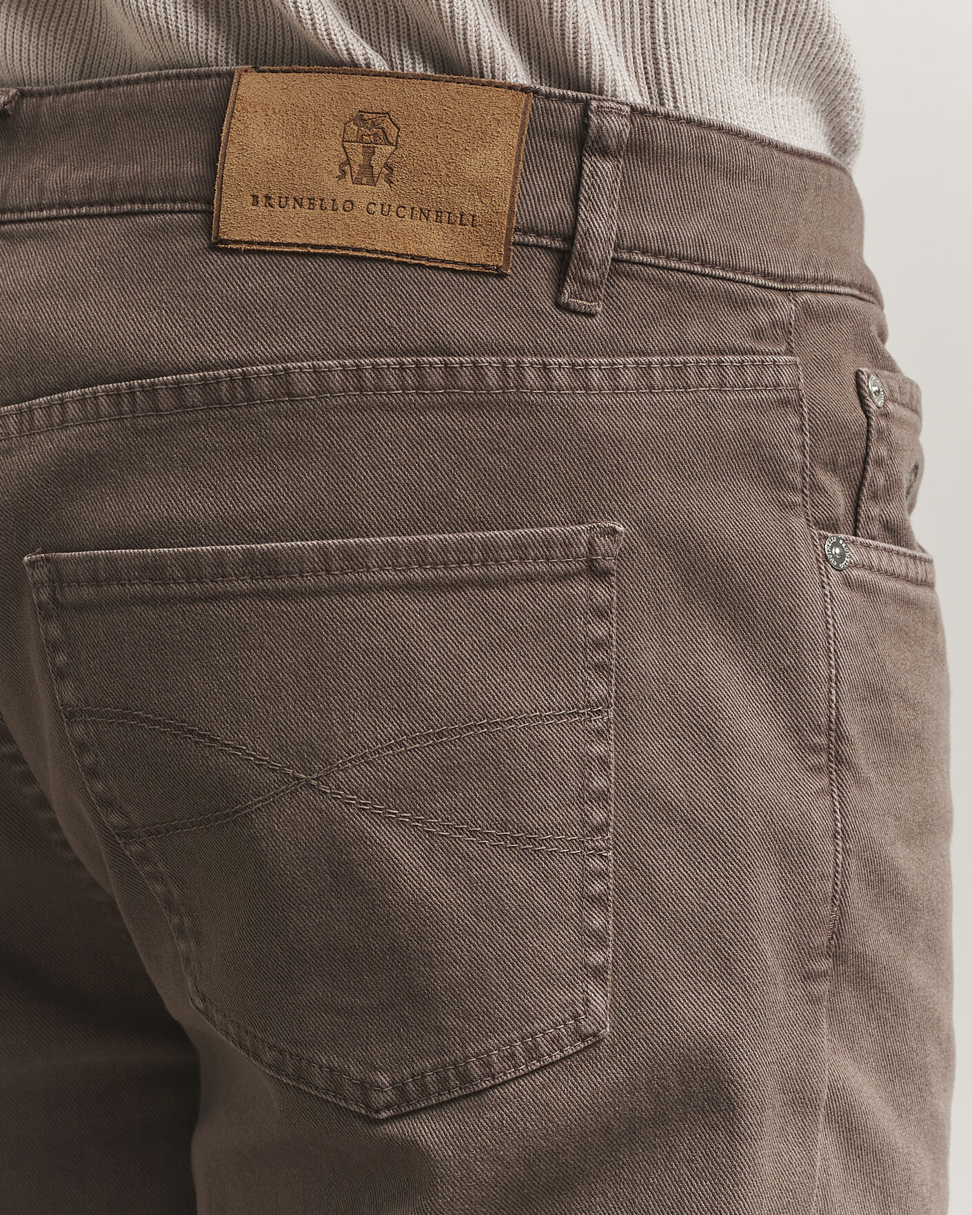 Herren | Hosen | Brunello Cucinelli | Traditional Fit Bull Denim Pants Dark Brown
