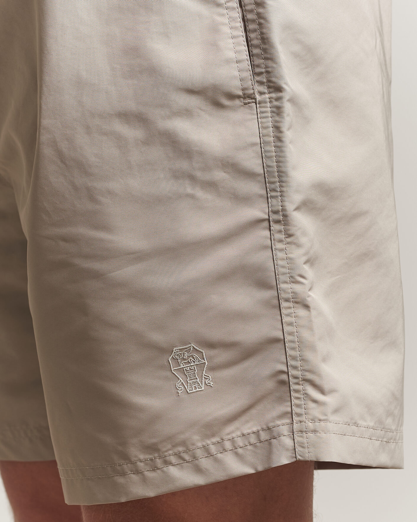 Herren | Badehosen | Brunello Cucinelli | Nylon Swim Trunks Beige
