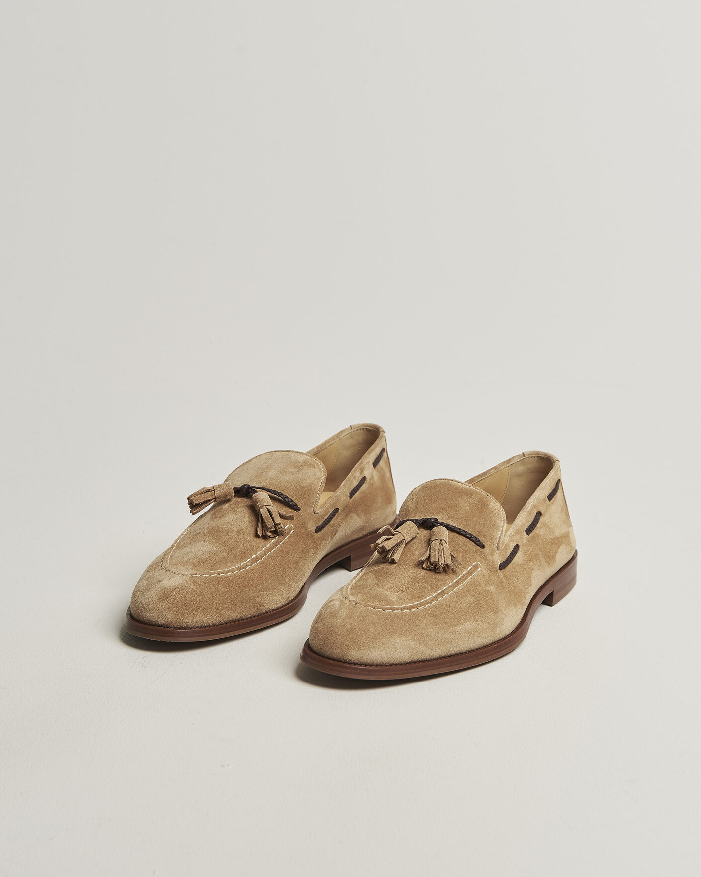 Herren | Loafer | Brunello Cucinelli | Tassel Loafers Siena Brown Suede