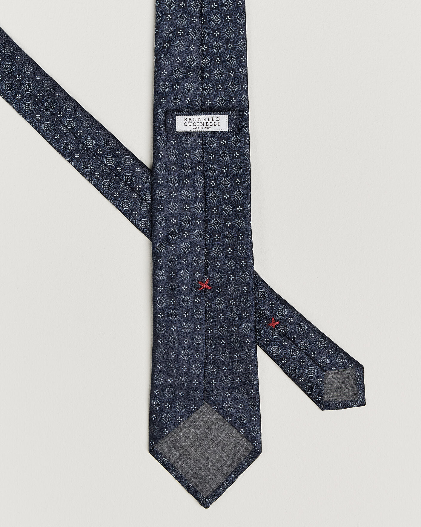 Herren | Krawatten | Brunello Cucinelli | Jacquard Silk Tie Navy