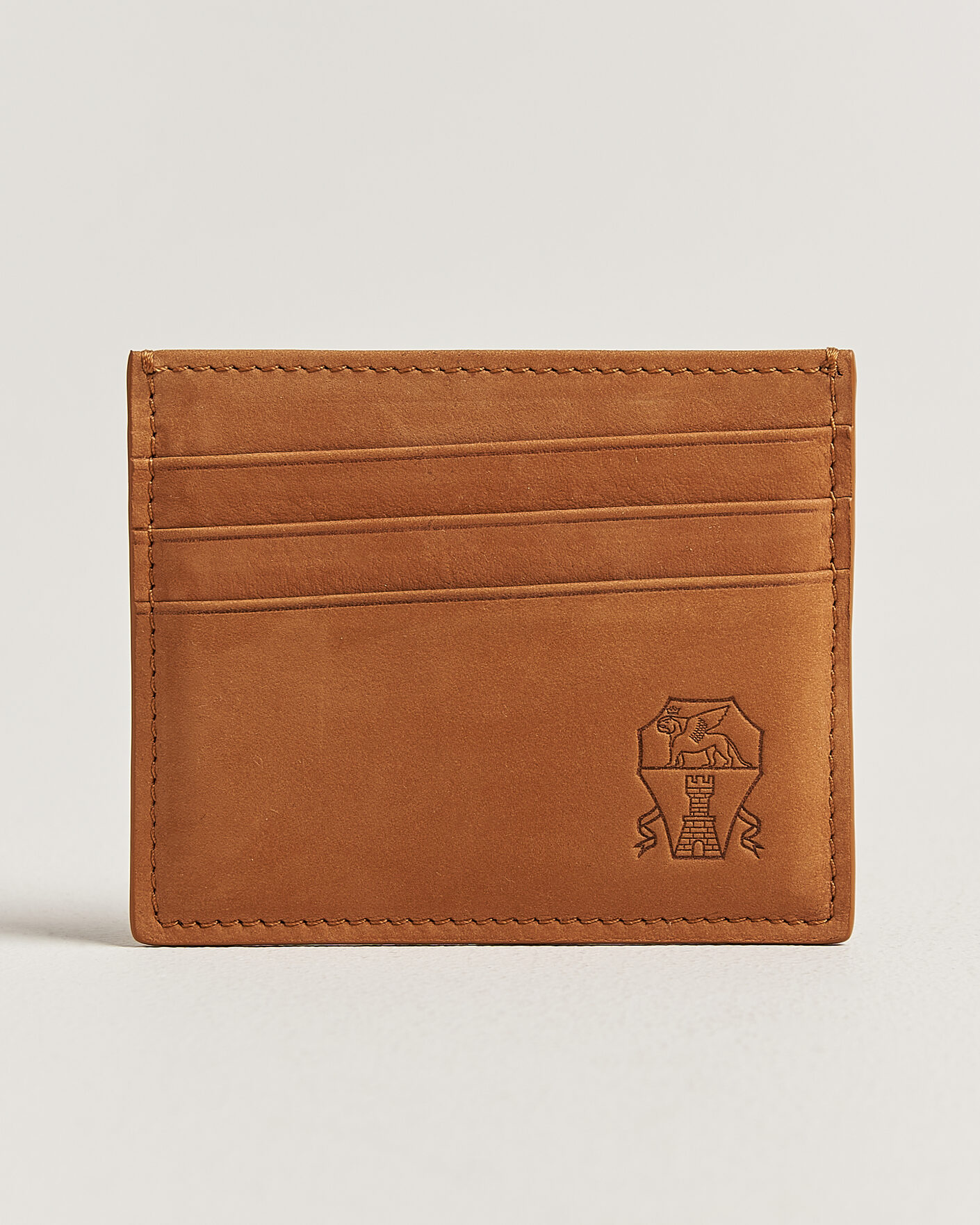 Herren | Geldbörsen | Brunello Cucinelli | Nubuck Wallet Card Holder Cognac