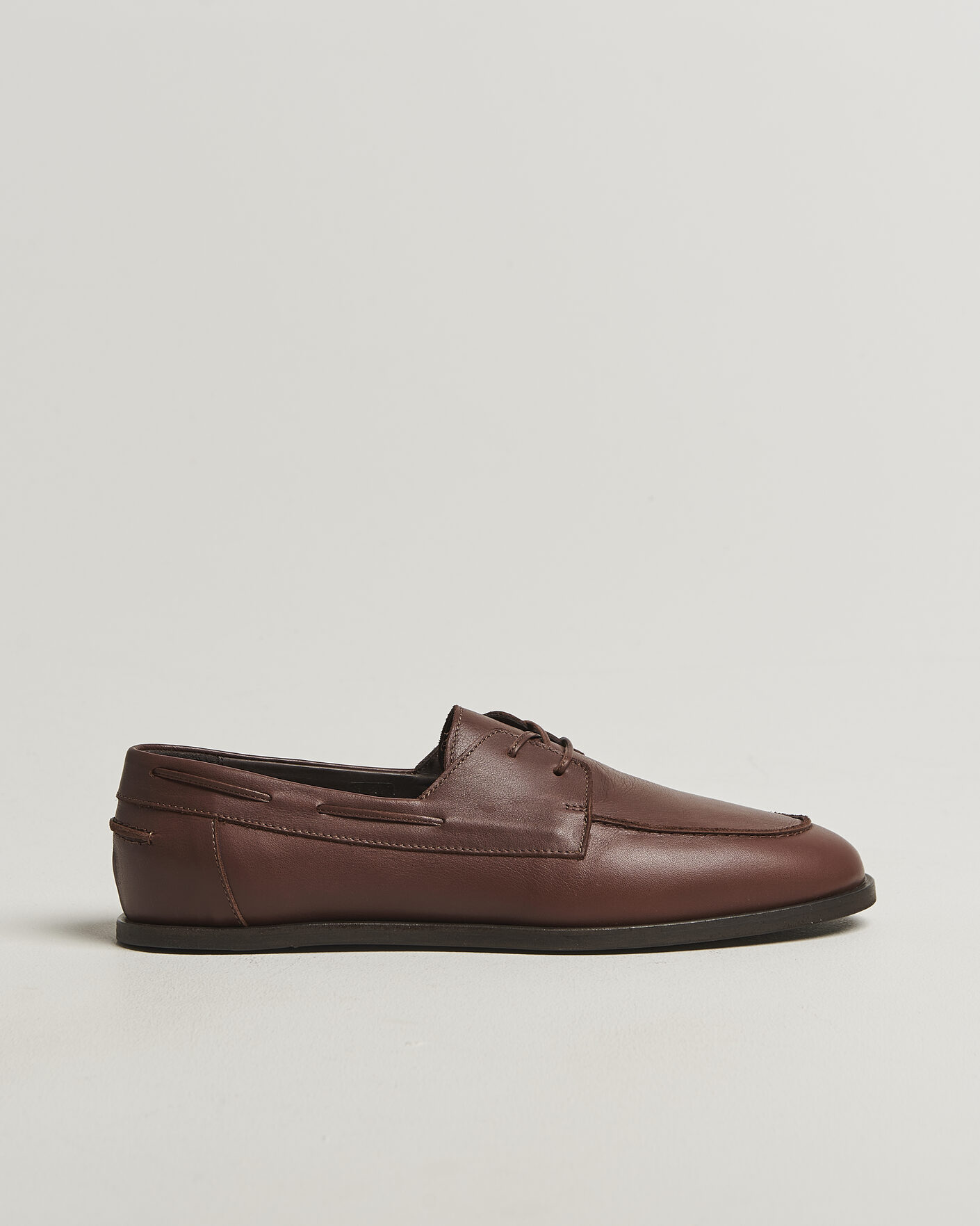 Herren | Segelschuhe | Lardini | Orfeo Leather Boat Shoe Brown