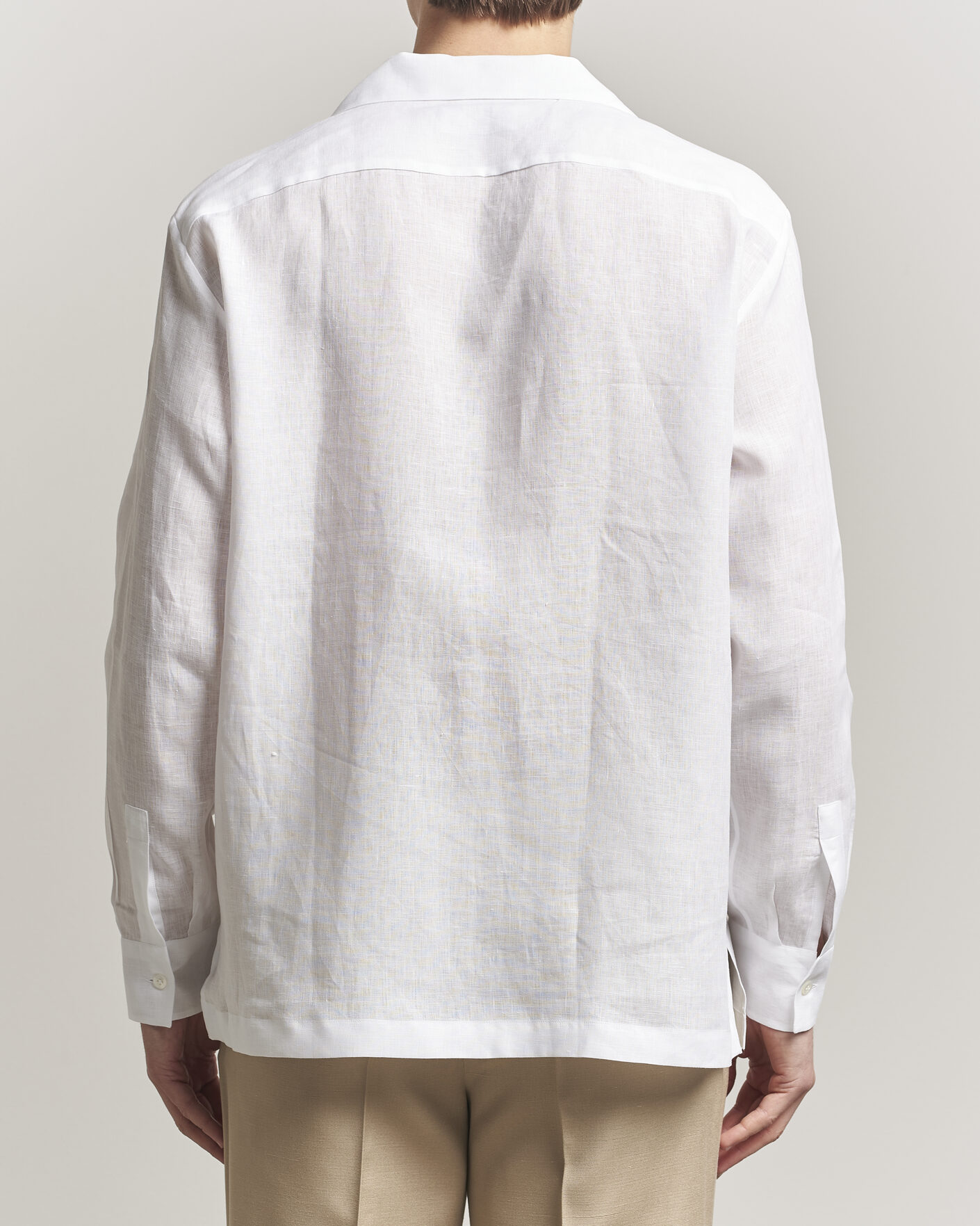 Herren | Hemden | Lardini | Paul Linen Resort Shirt White