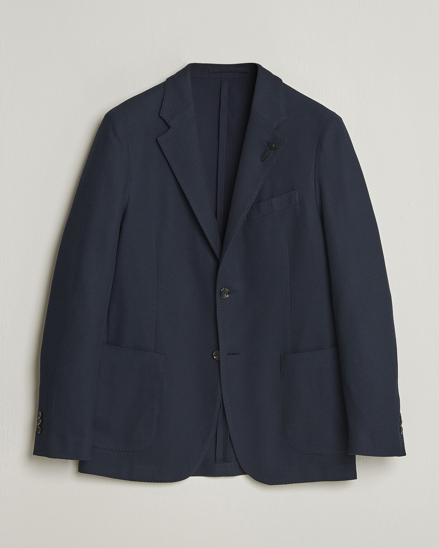 Herren | Sakkos | Lardini | Loro Piana Jersey Piquet Cotton Blazer Navy