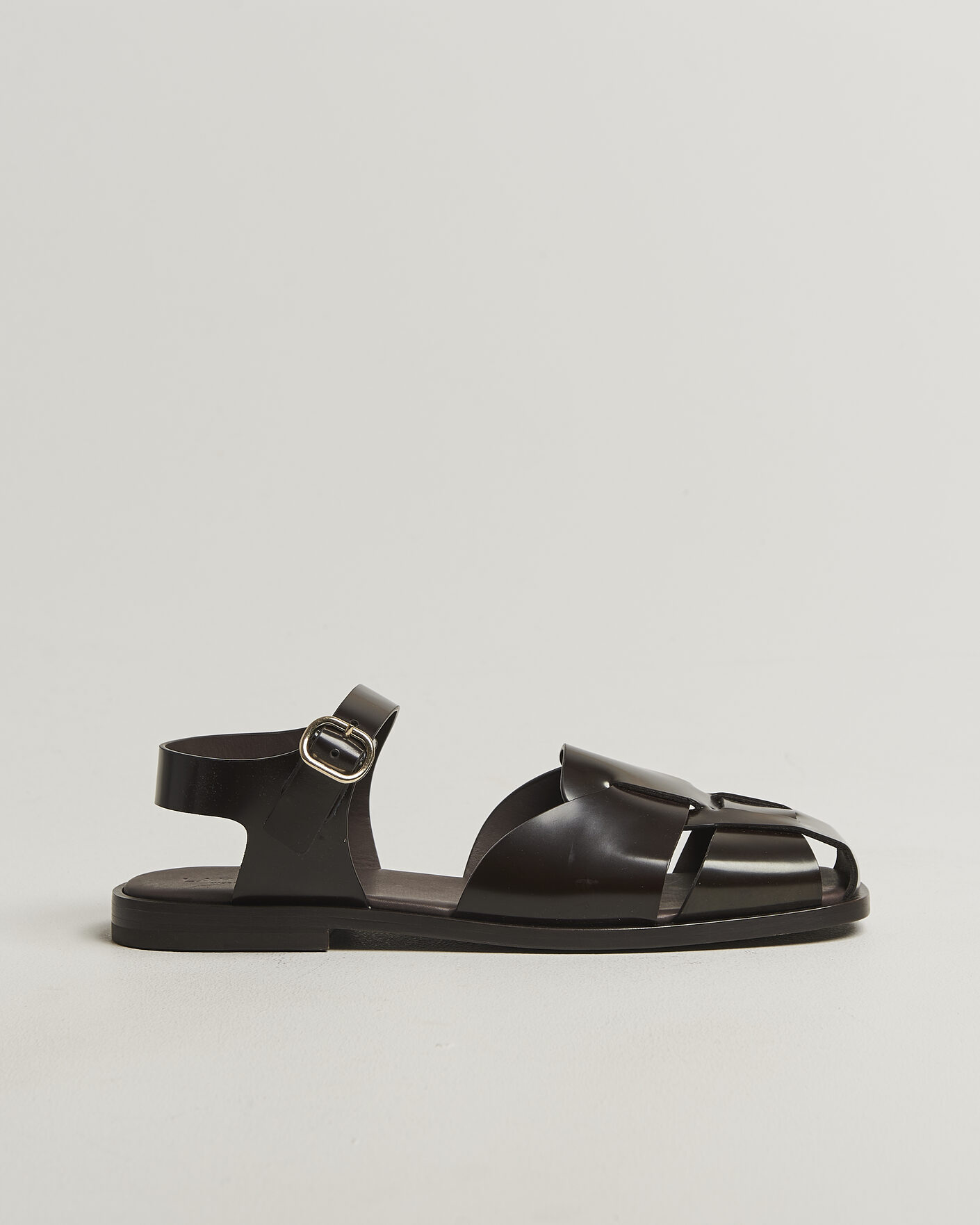 Herren | Sandalen & Pantoletten | Lardini | Marcel Leather Sandal Dark Brown