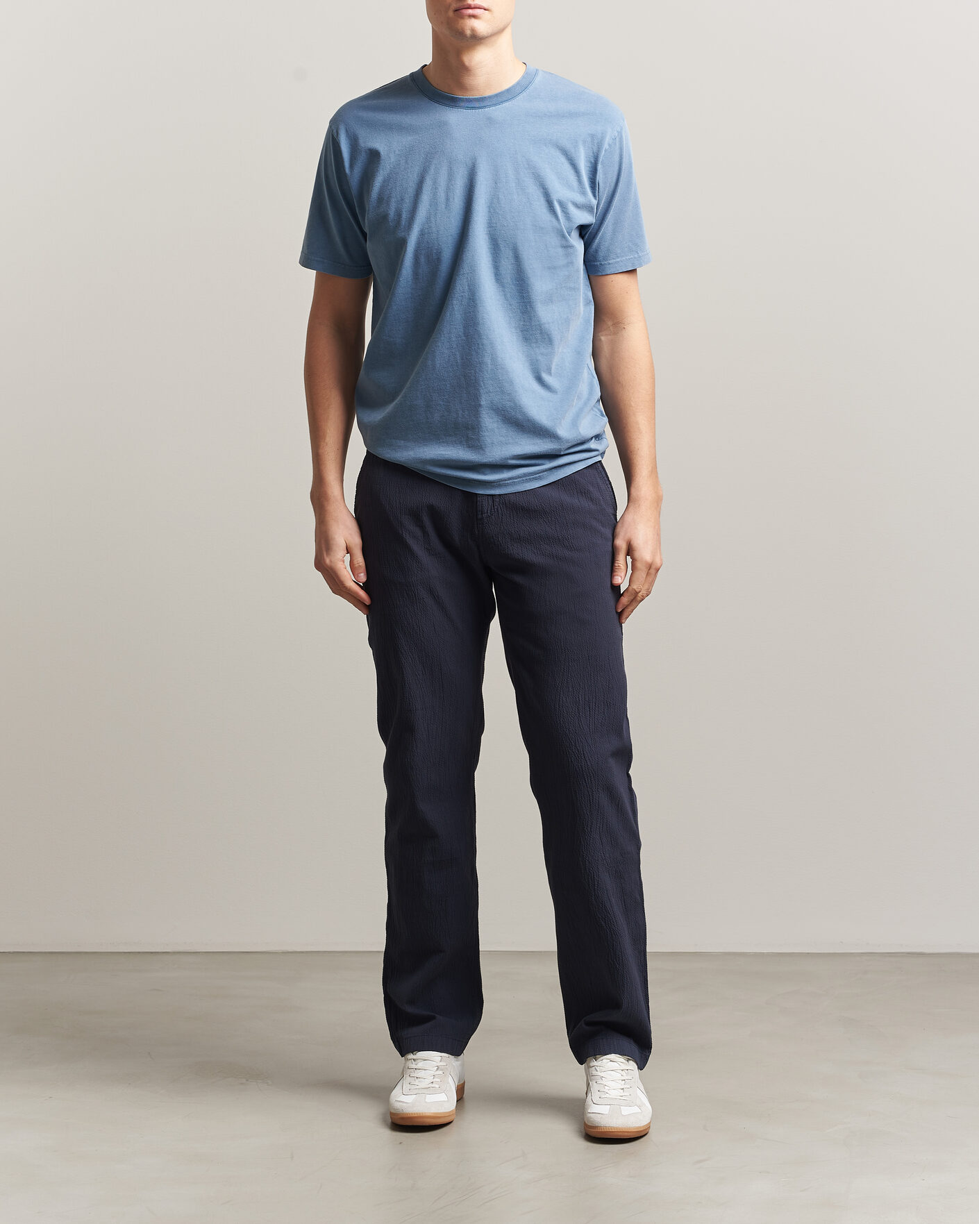 Herren | T-Shirts | Colorful Standard | Classic Organic T-Shirt Faded Indigo