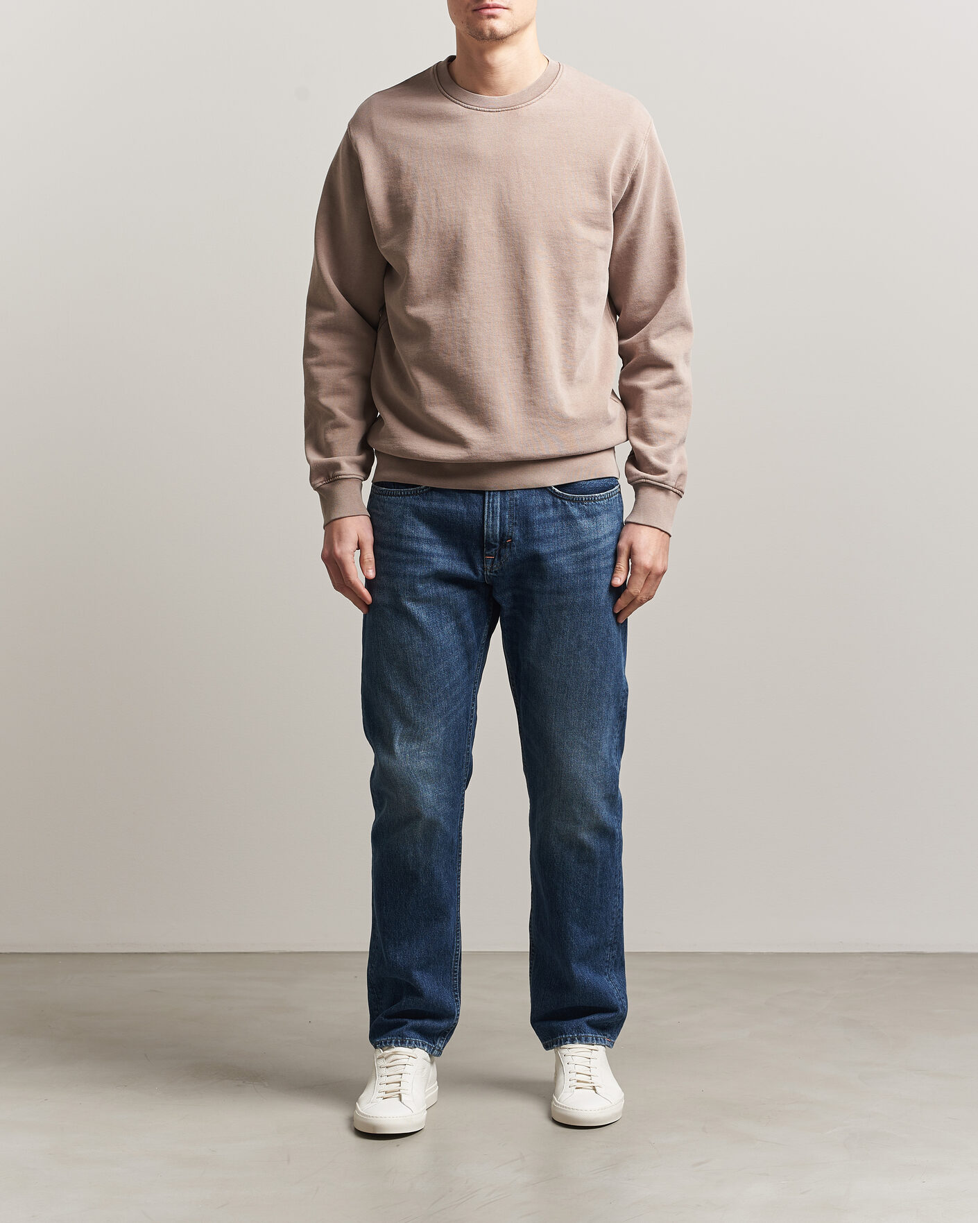Herren | Pullover | Colorful Standard | Classic Organic Crew Neck Sweat Faded Khaki