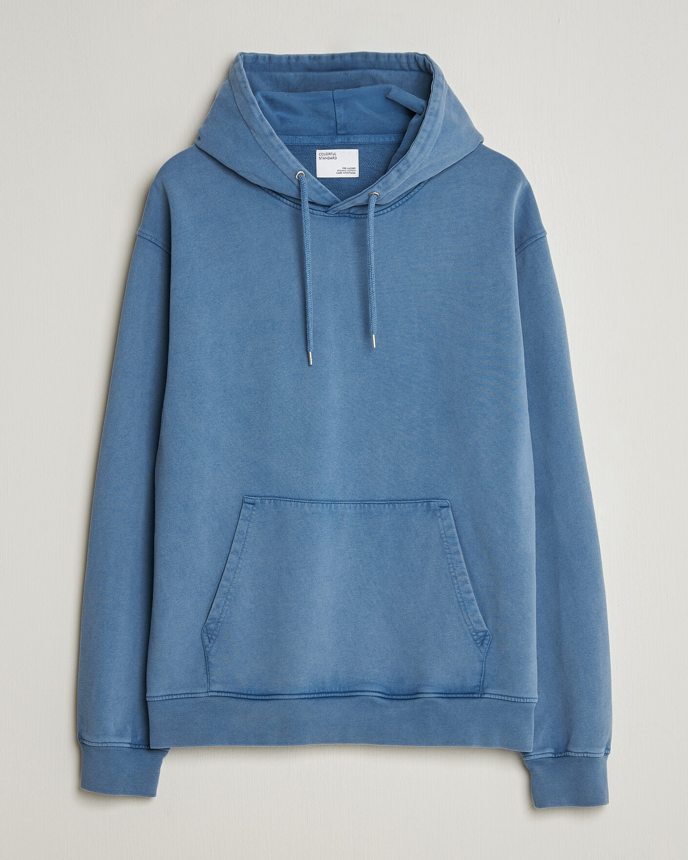 Herren | Pullover | Colorful Standard | Classic Organic Hood Faded Indigo