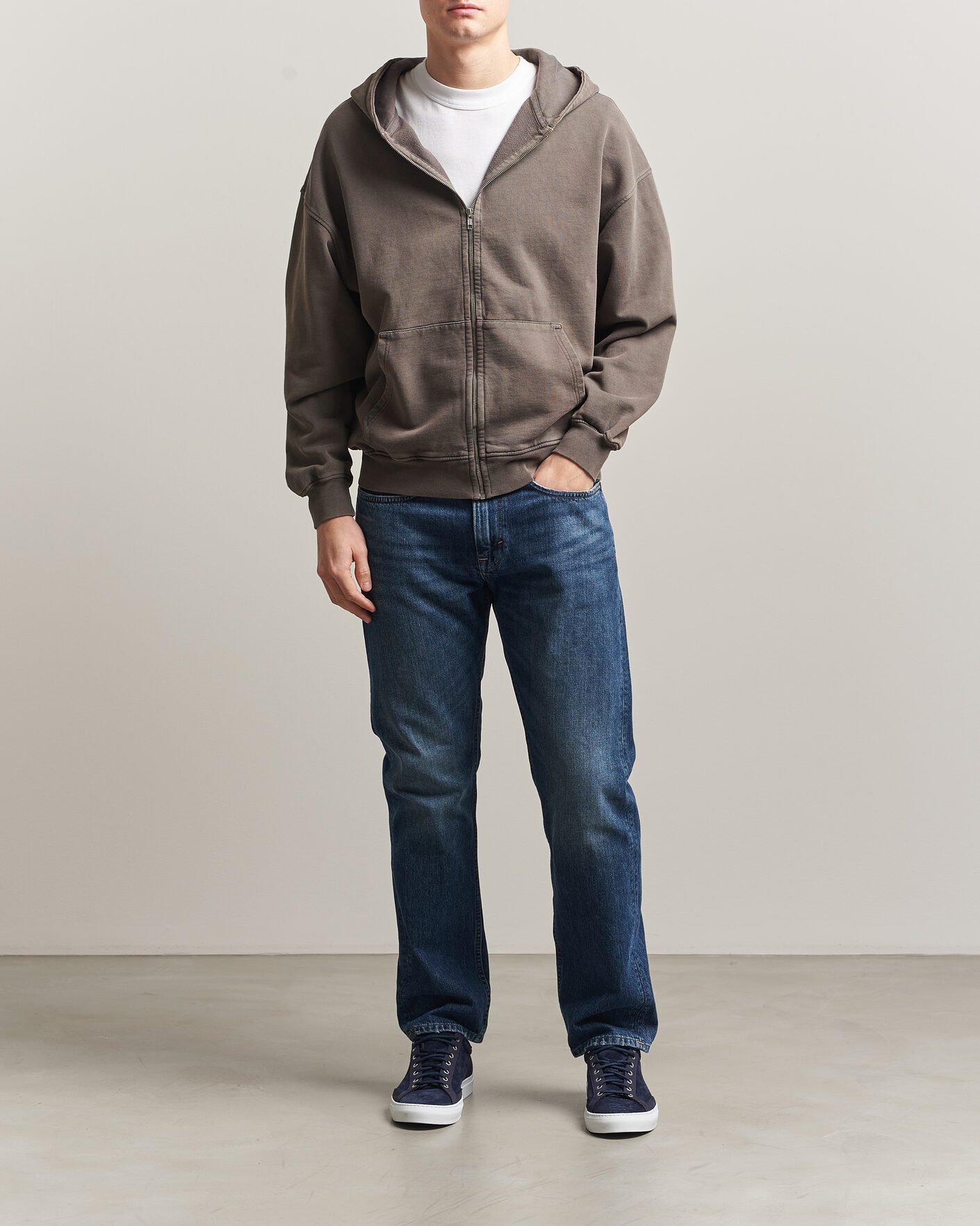 Herren | Pullover | Colorful Standard | Classic Organic Full Zip Hoodie Faded Mud