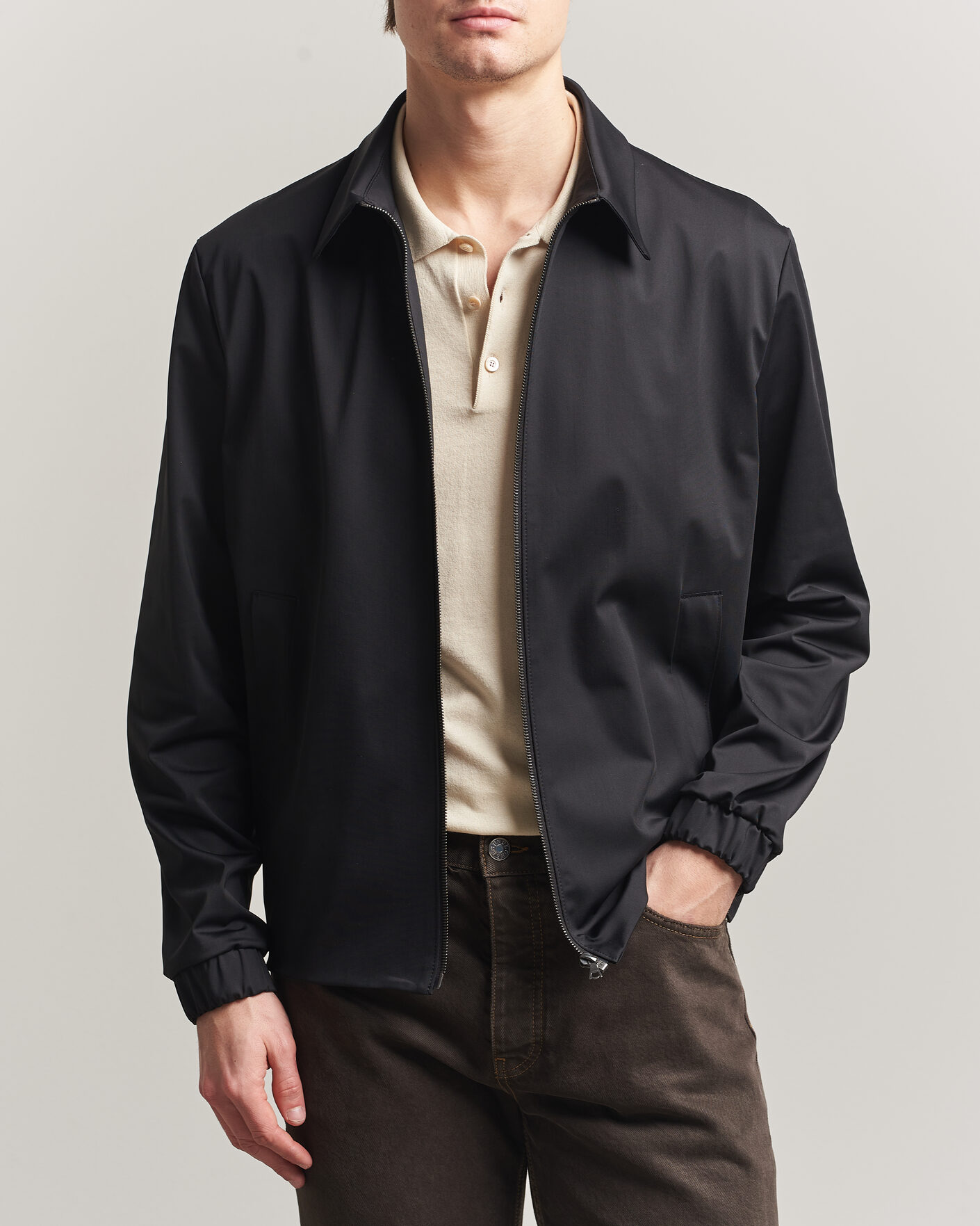 Herren | Jacken | Harris Wharf London | Light Technic Short Jacket Black