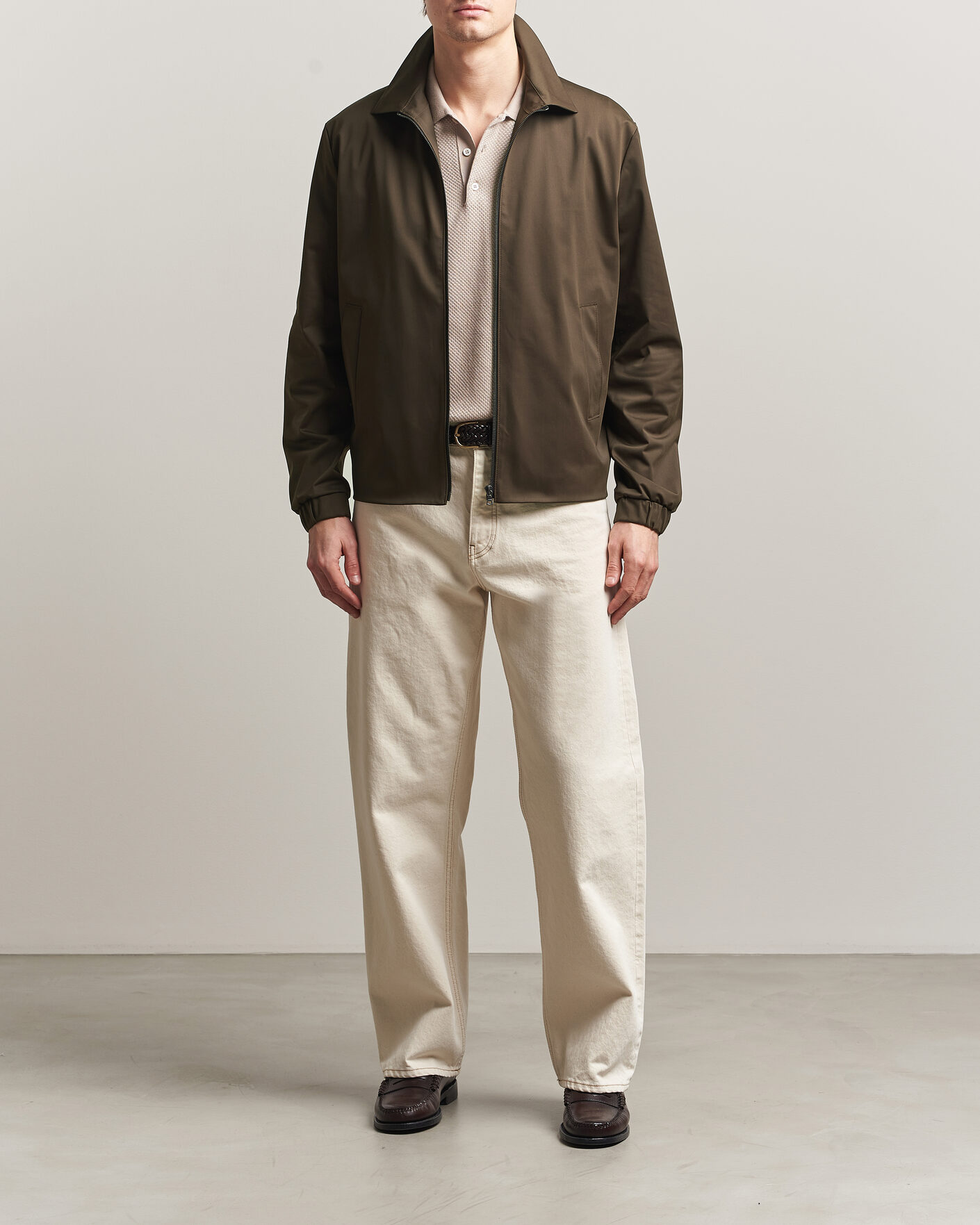 Herren | Jacken | Harris Wharf London | Light Technic Short Jacket Dark Brown