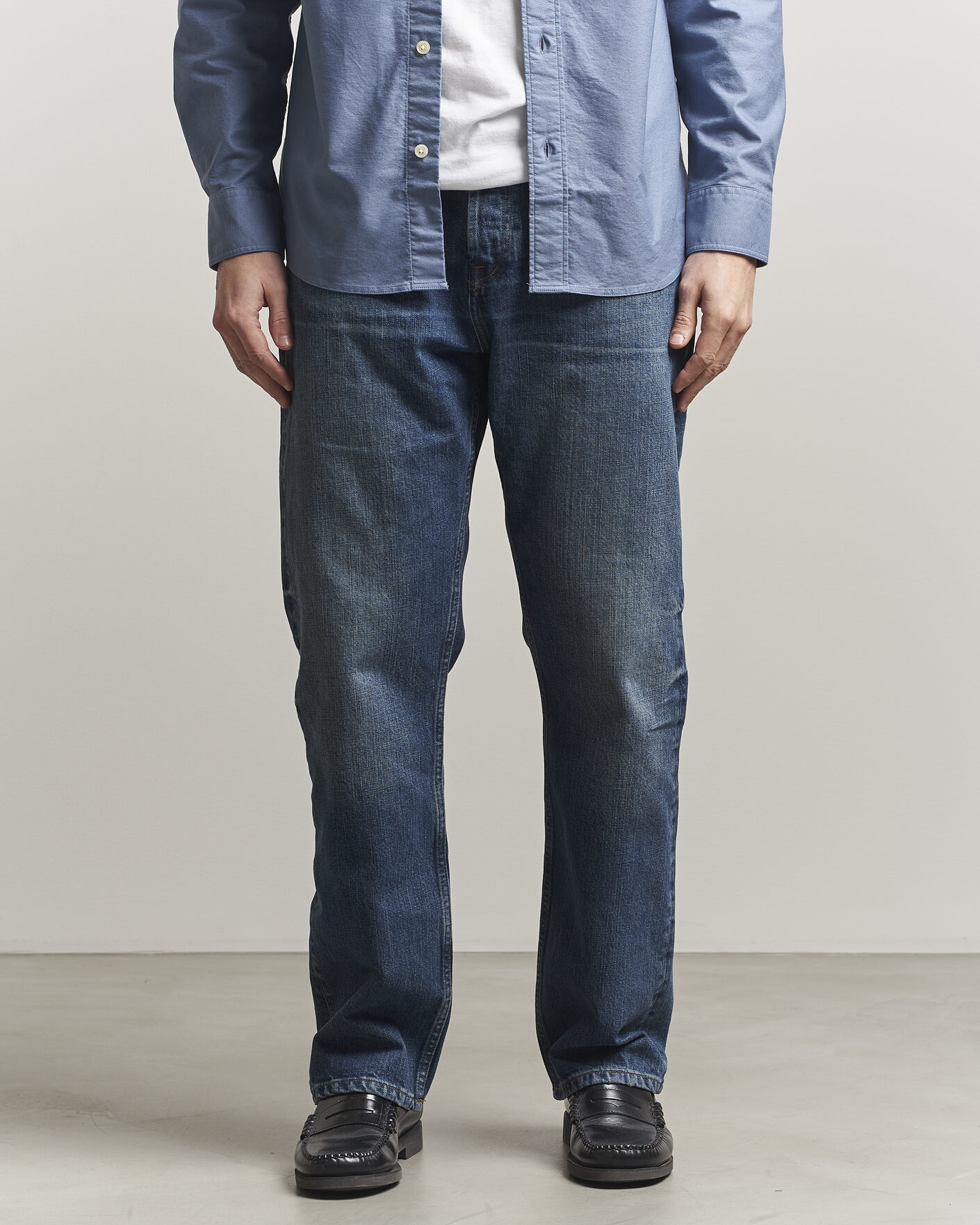 Herren | Jeans | Samsøe Samsøe | Eddie Regular Fit Jeans Nippon Blue