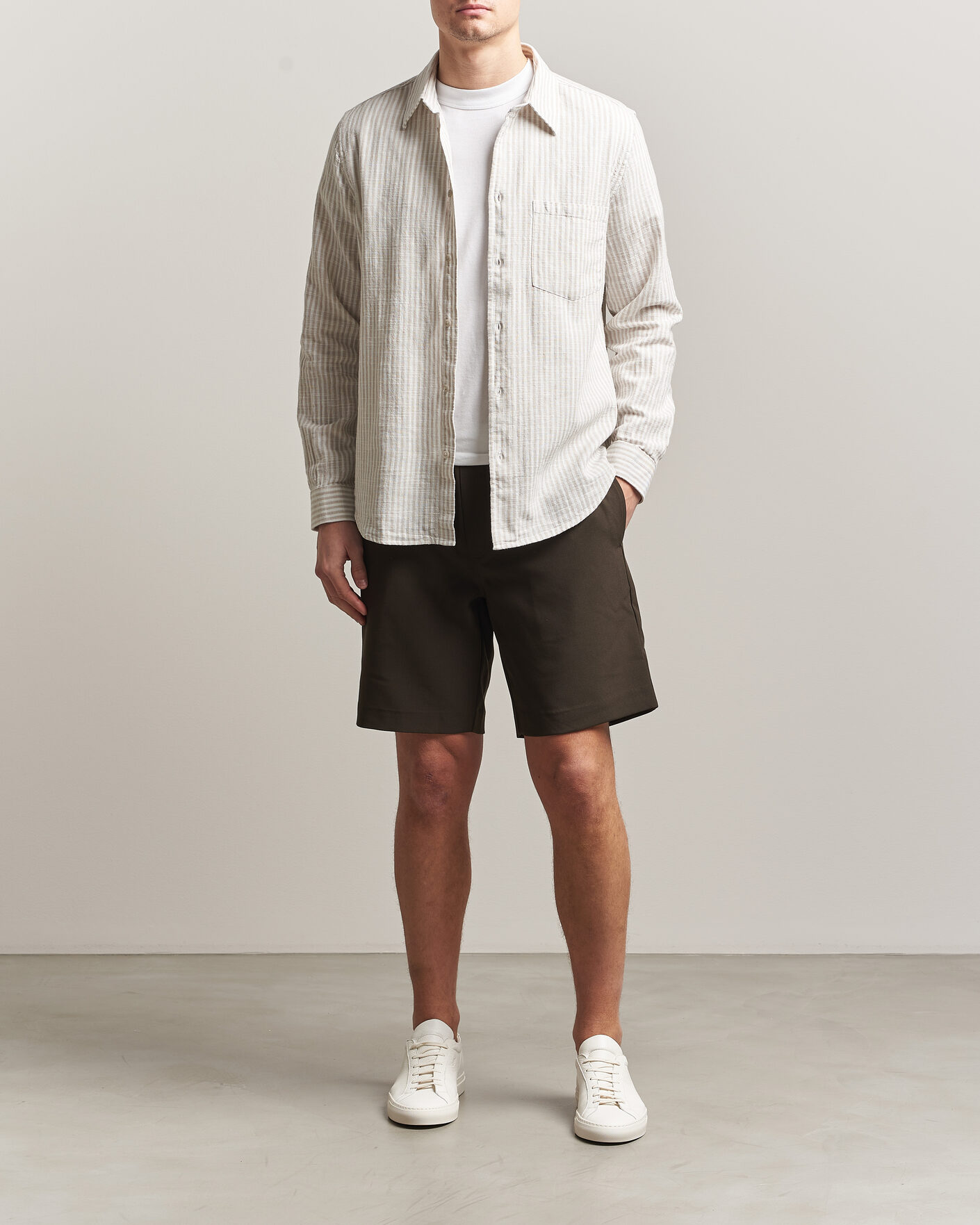 Herren | Shorts | Samsøe Samsøe | Smith Drawstring Shorts Black Olive