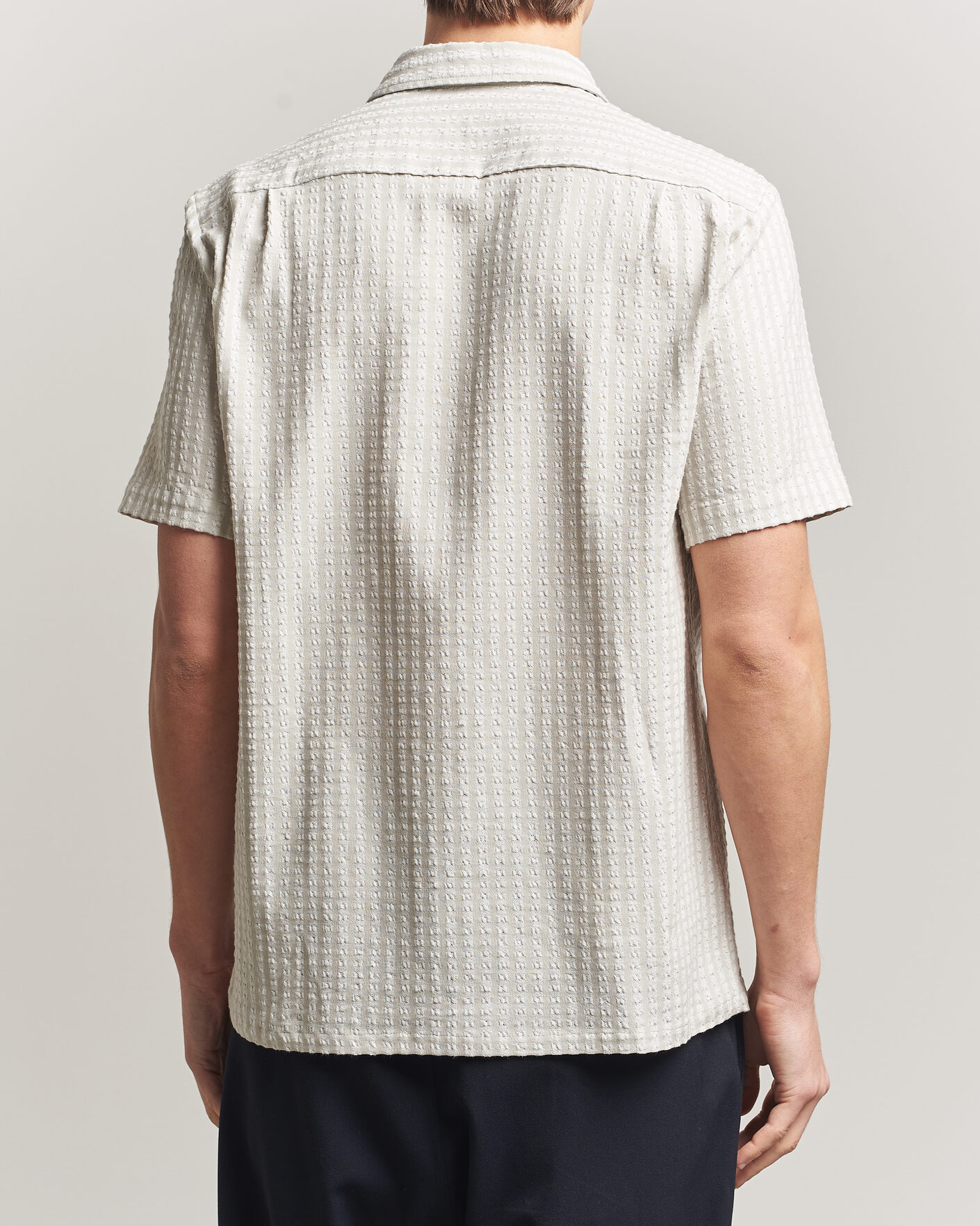 Herren | Hemden | Samsøe Samsøe | Avan Structured Short Sleeve Shirt Moonstruck