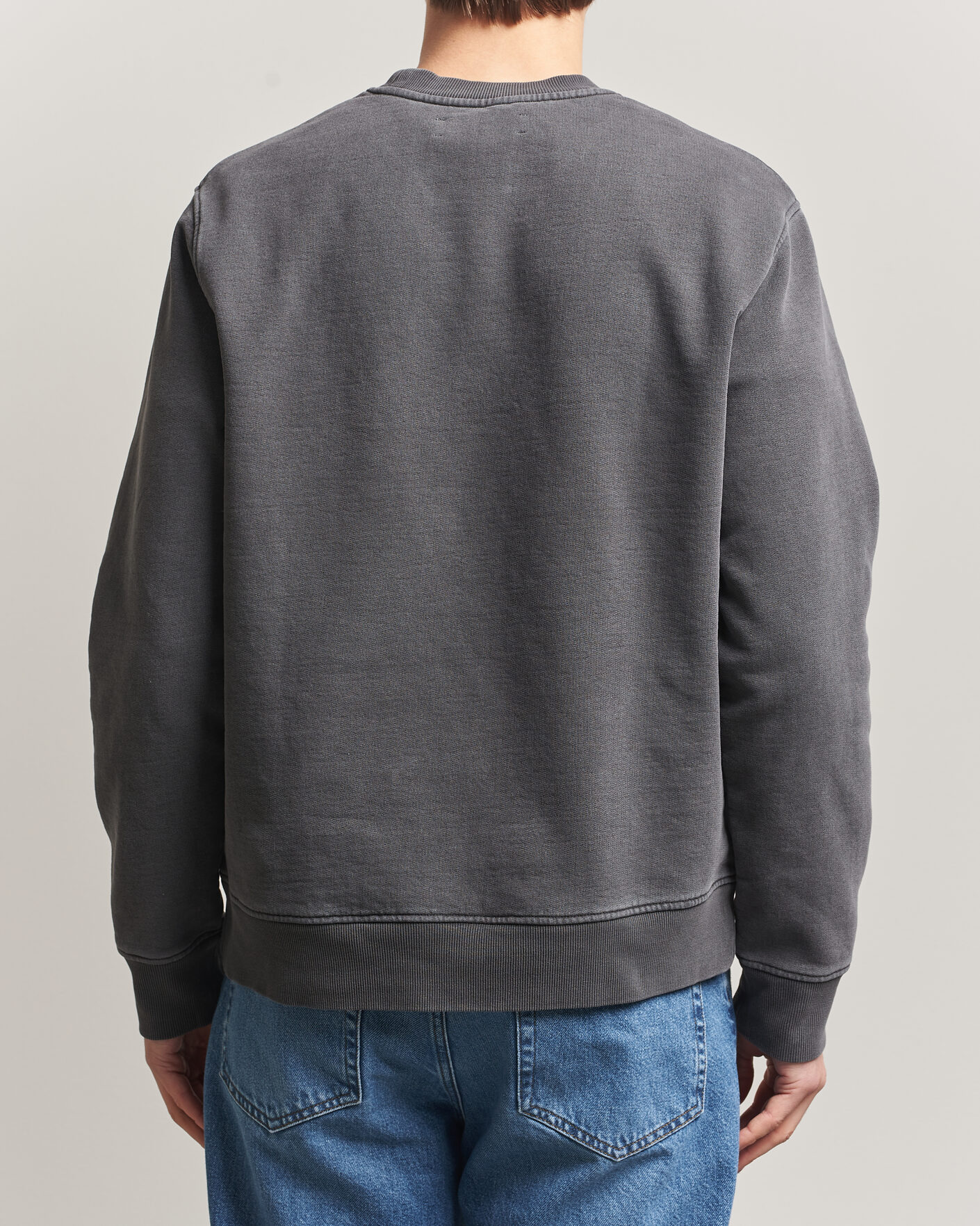 Herren | Pullover | Samsøe Samsøe | Joel Washed Organic Cotton Sweatshirt Black