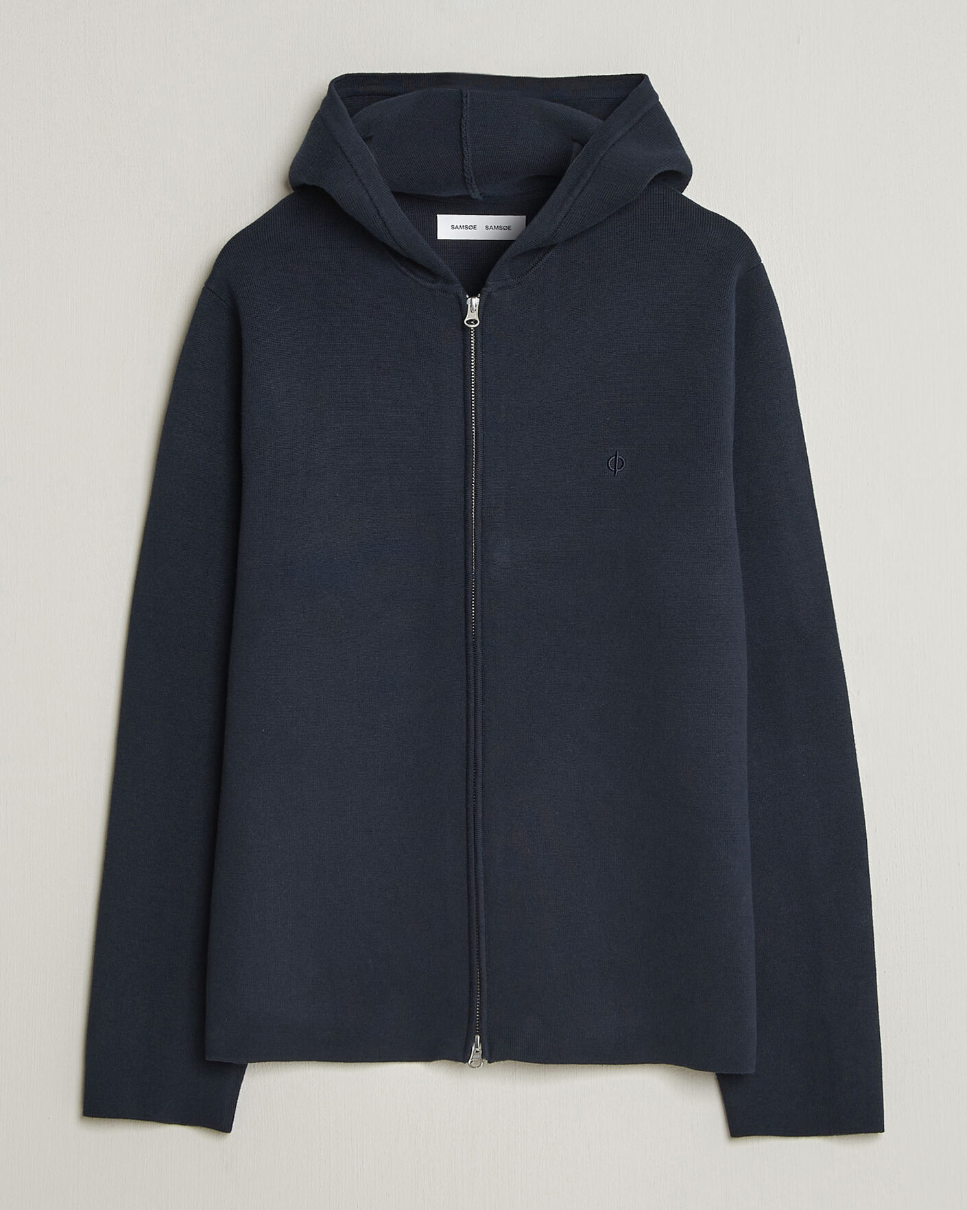 Herren | Pullover | Samsøe Samsøe | Niklas Full Zip Hoodie Salute Navy