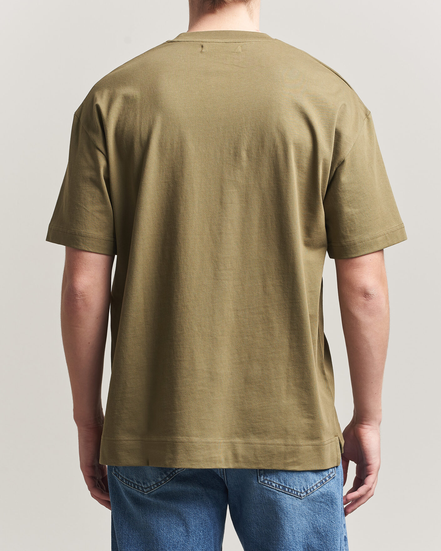 Herren | T-Shirts | Samsøe Samsøe | Joel Organic Cotton T-Shirt Burnt Olive