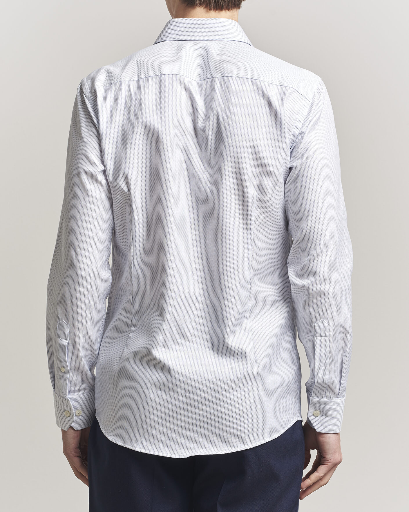 Herren | Hemden | Eton | Slim Fit Signature Twill Structured Shirt Light Blue