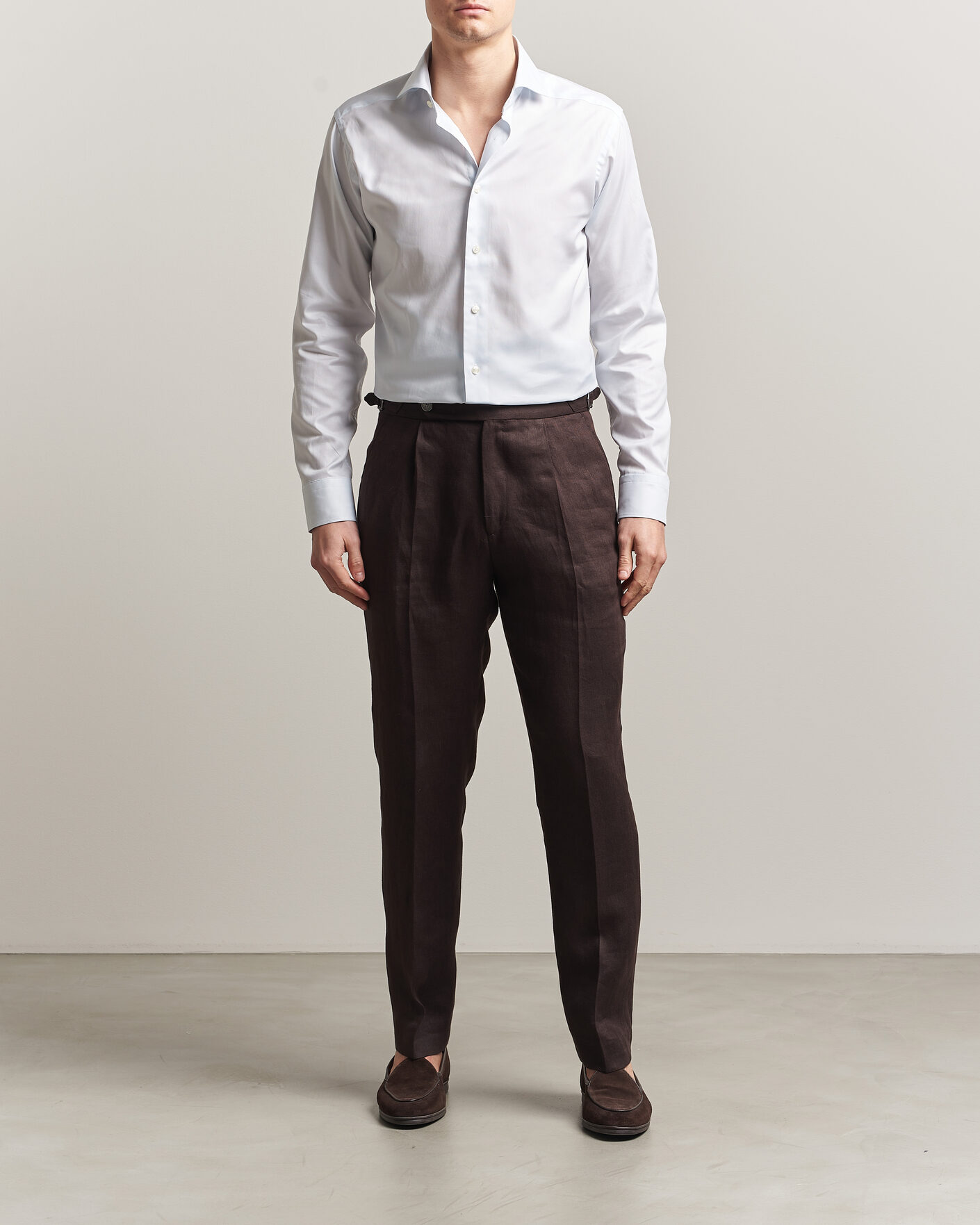 Herren | Hemden | Eton | Slim Fit Signature Oxford Shirt Light Blue