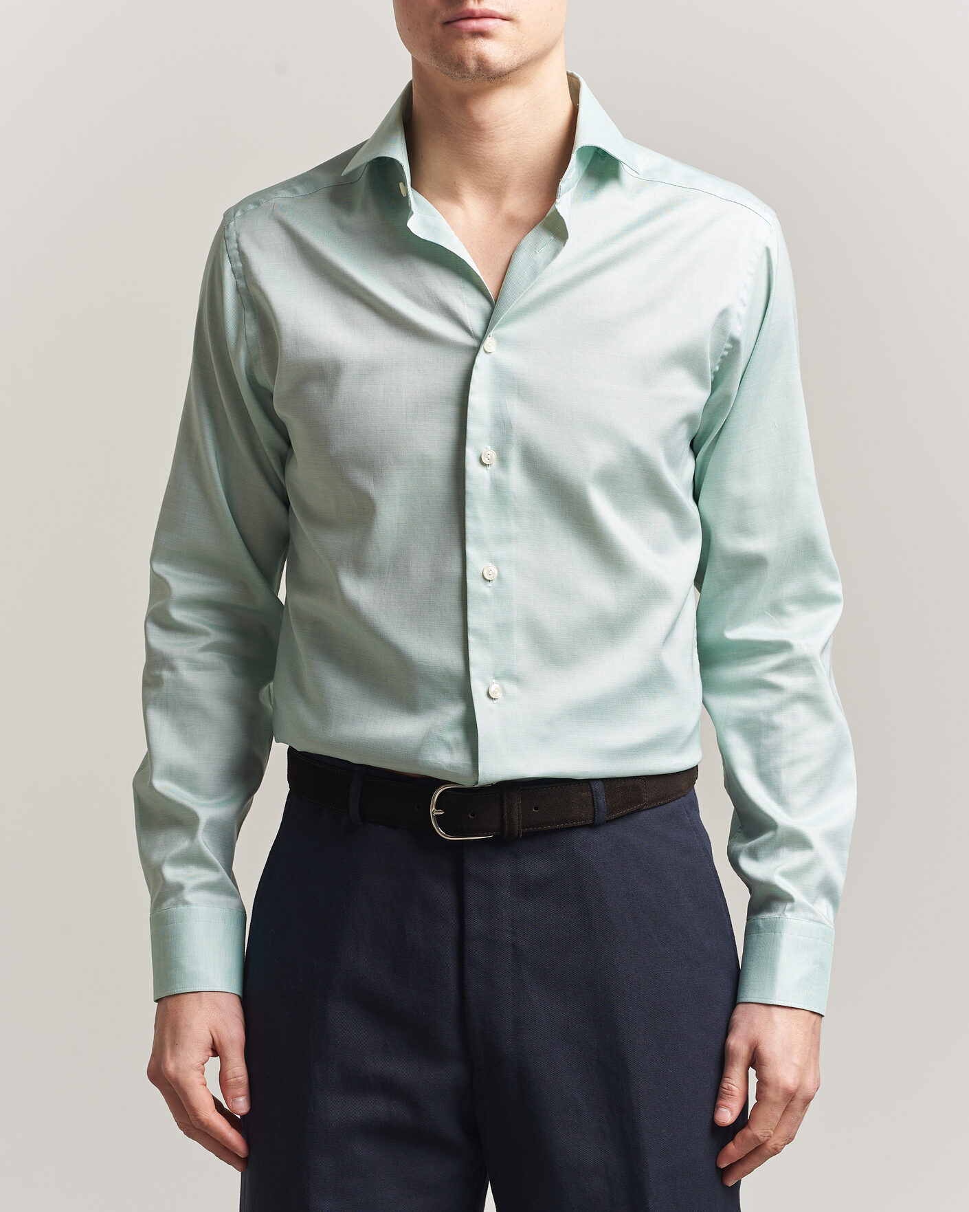Herren | Hemden | Eton | Slim Fit Signature Oxford Shirt Mid Green