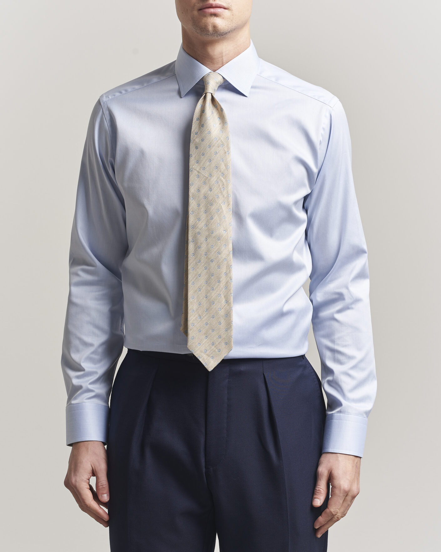 Herren | Hemden | Eton | Slim Fit Signature Twill Contrast Shirt Light Blue