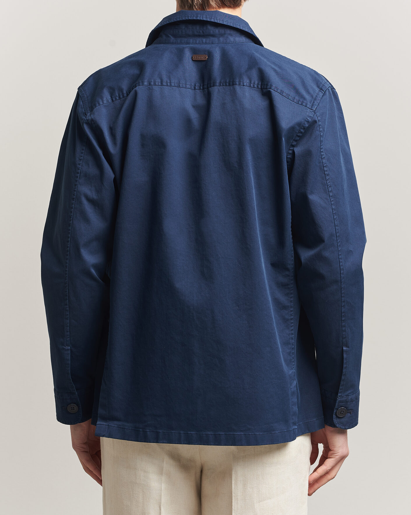 Herren | Jacken | Eton | Cotton Chore Jacket Navy Blue
