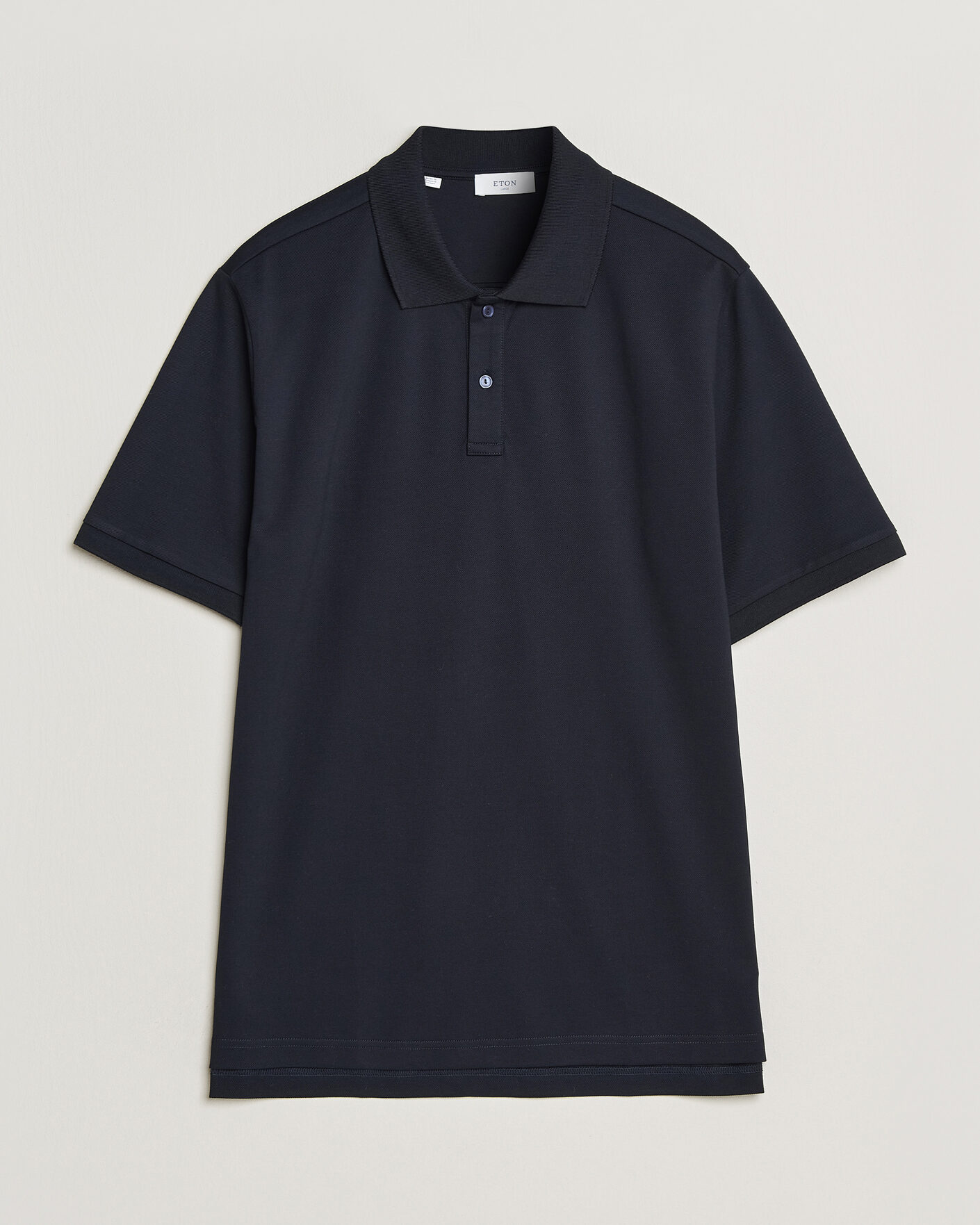 Herren | Poloshirts | Eton | Pima Pique Polo Navy Blue