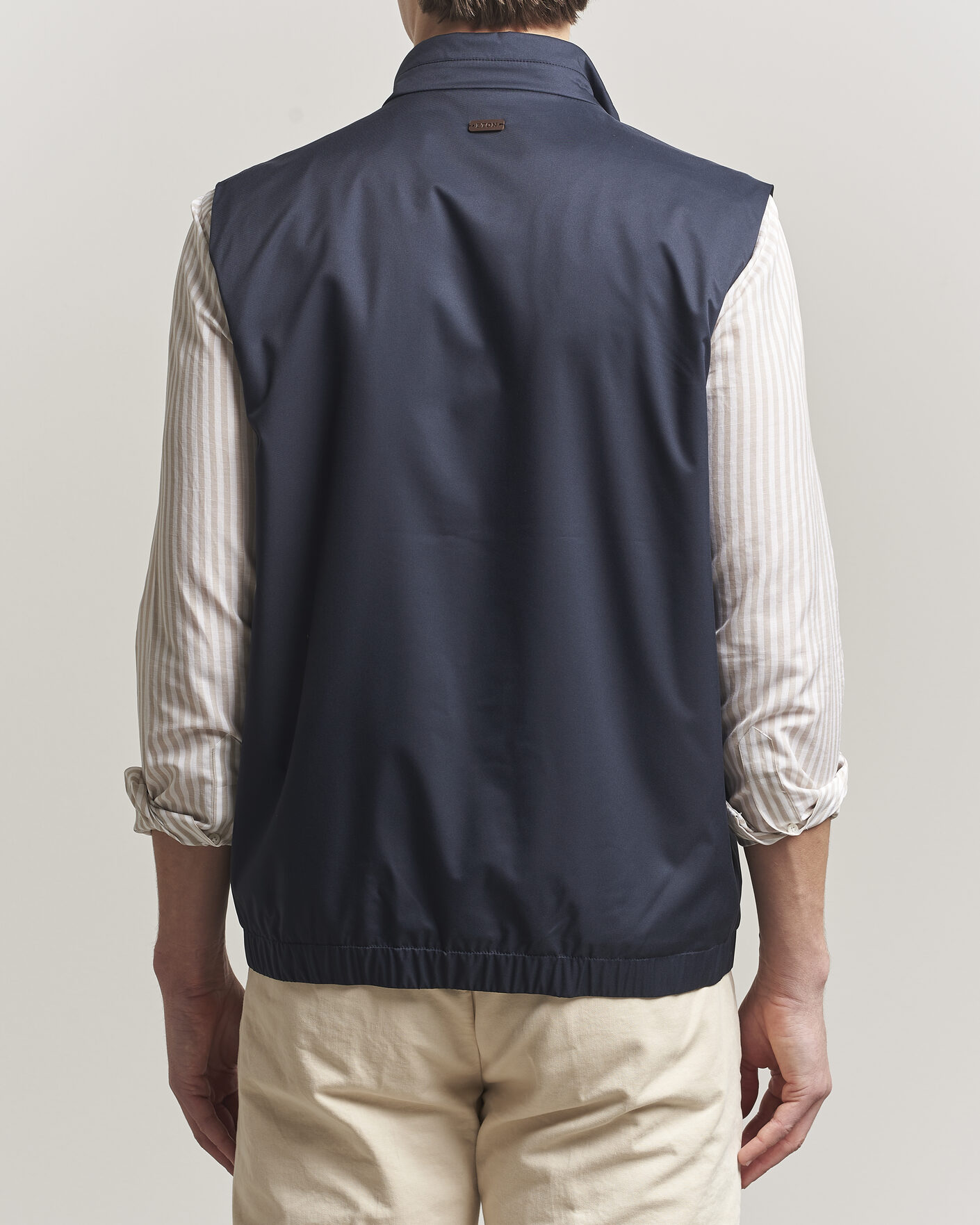 Herren | Westen | Eton | Lightweight Wind Vest Navy Blue