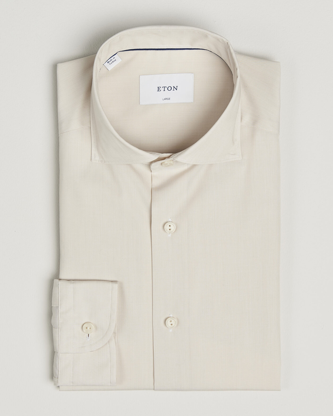 Herren | Hemden | Eton | Casual Fit Breeze Poplin Shirt Beige