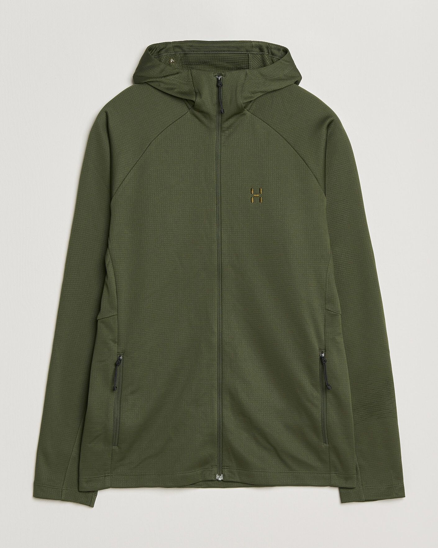 Herren | Pullover | Haglöfs | Korp Mid Fleece Hood Seaweed Green