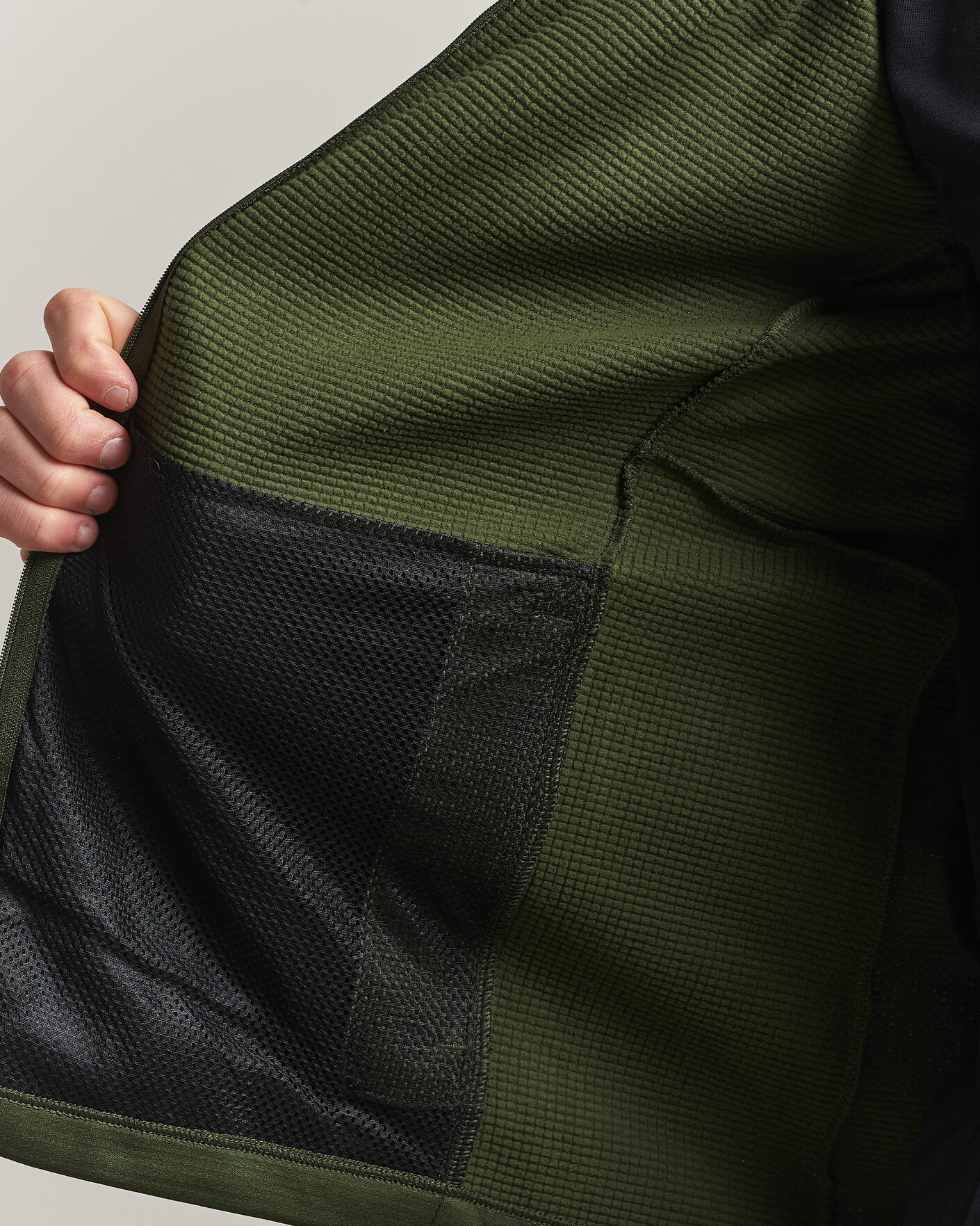 Herren | Pullover | Haglöfs | Korp Mid Fleece Hood Seaweed Green