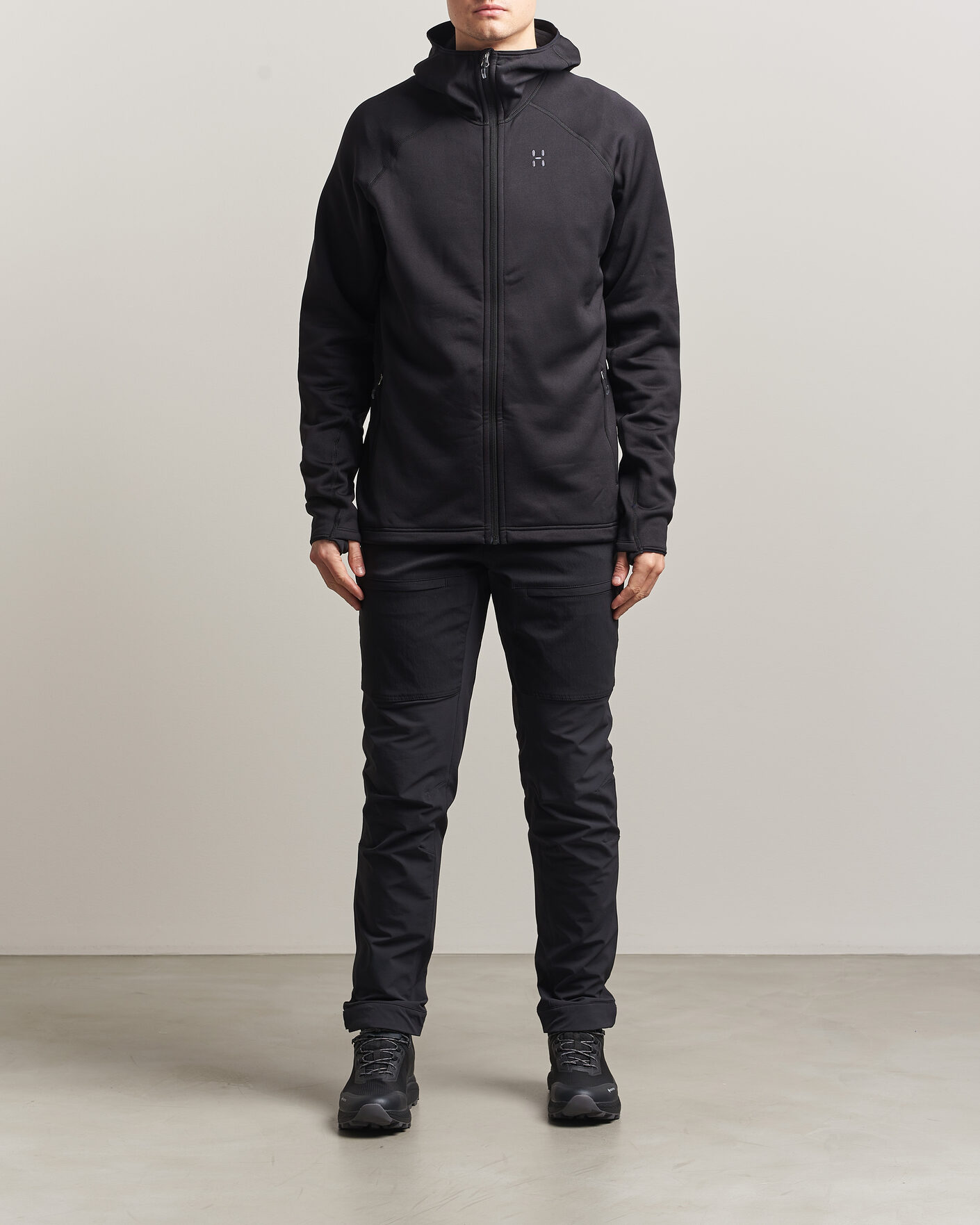 Herren | Pullover | Haglöfs | Magma Mid Fleece Hood True Black