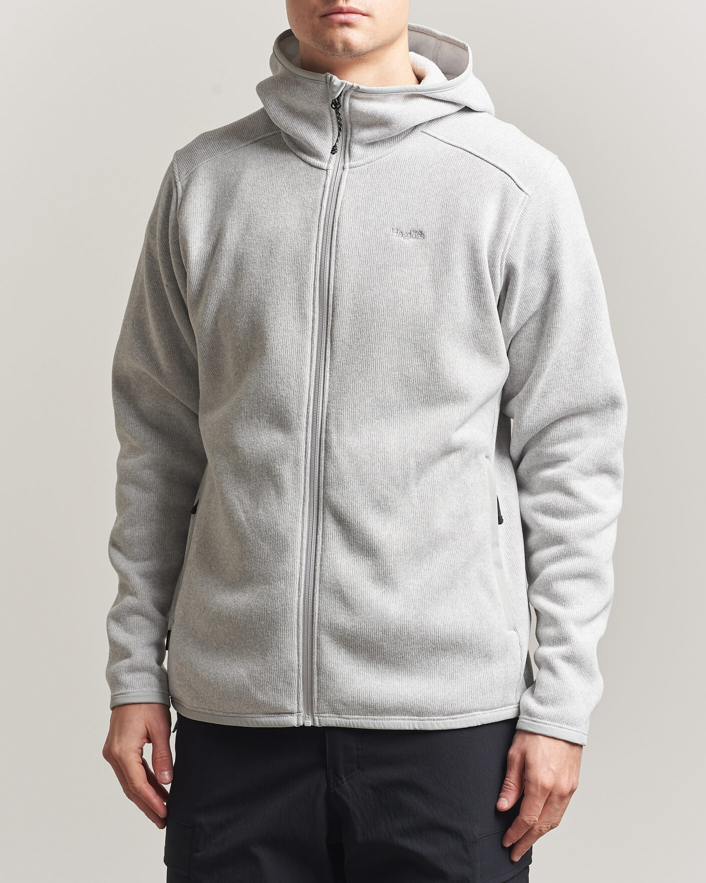 Herren | Pullover | Haglöfs | Swook II Mid Hood Stone Grey