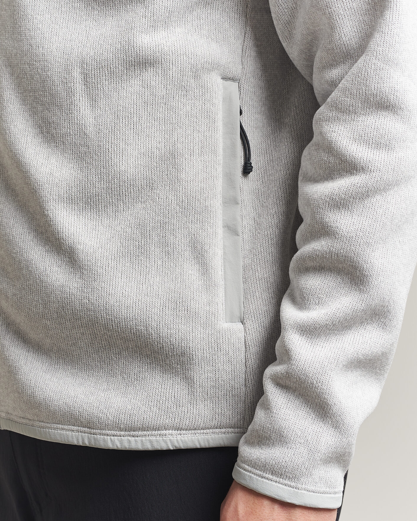 Herren | Pullover | Haglöfs | Swook II Mid Hood Stone Grey