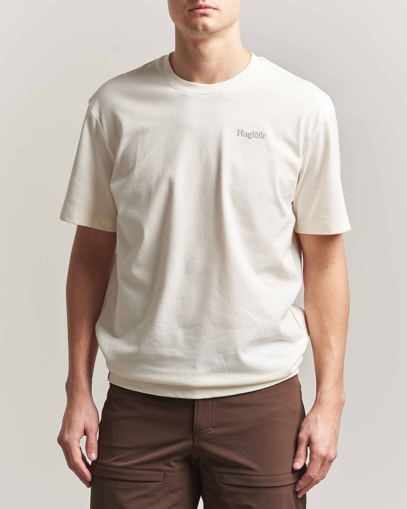 Herren | T-Shirts | Haglöfs | Organic Cotton T-Shirt Soft White