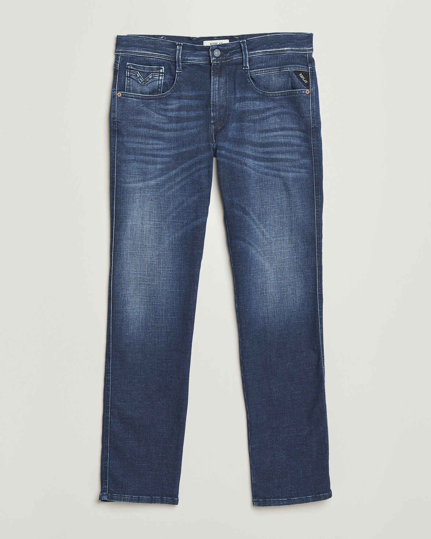 Herren | Jeans | Replay | Anbass Hyperflex Matrix Jeans Dark Blue