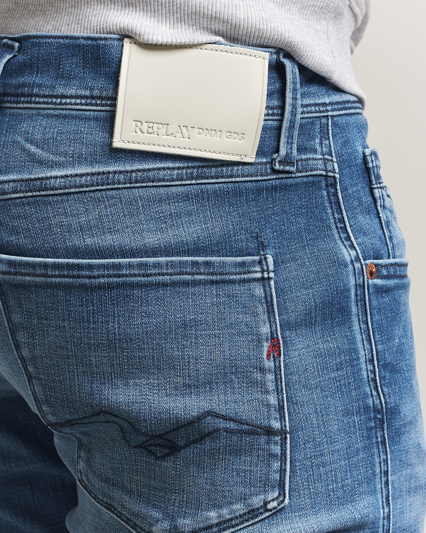 Herren | Hosen | Replay | Anbass Hyperflex Matrix Jeans Medium Blue